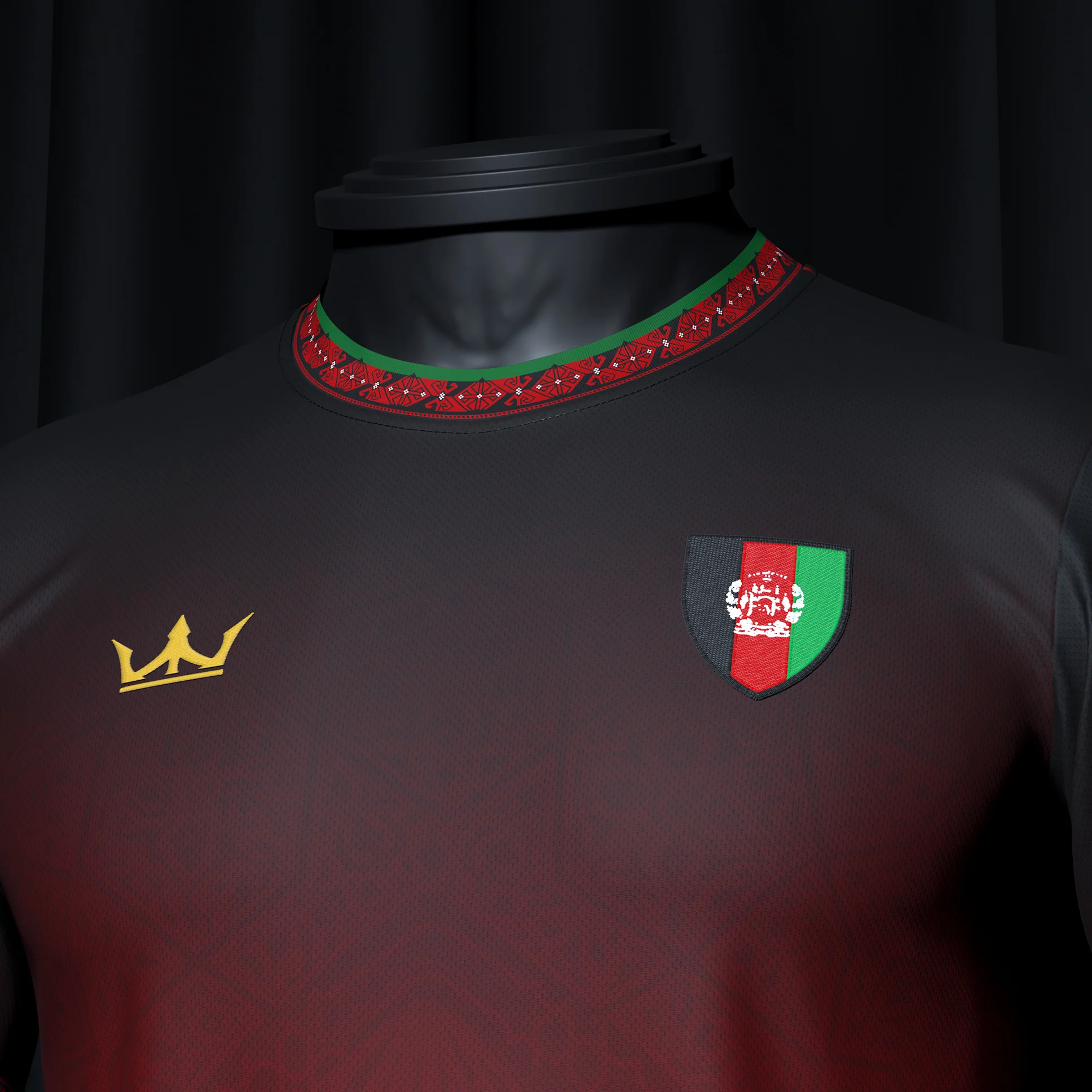 Afghanistan Heritage Custom Football Jersey - Image 4