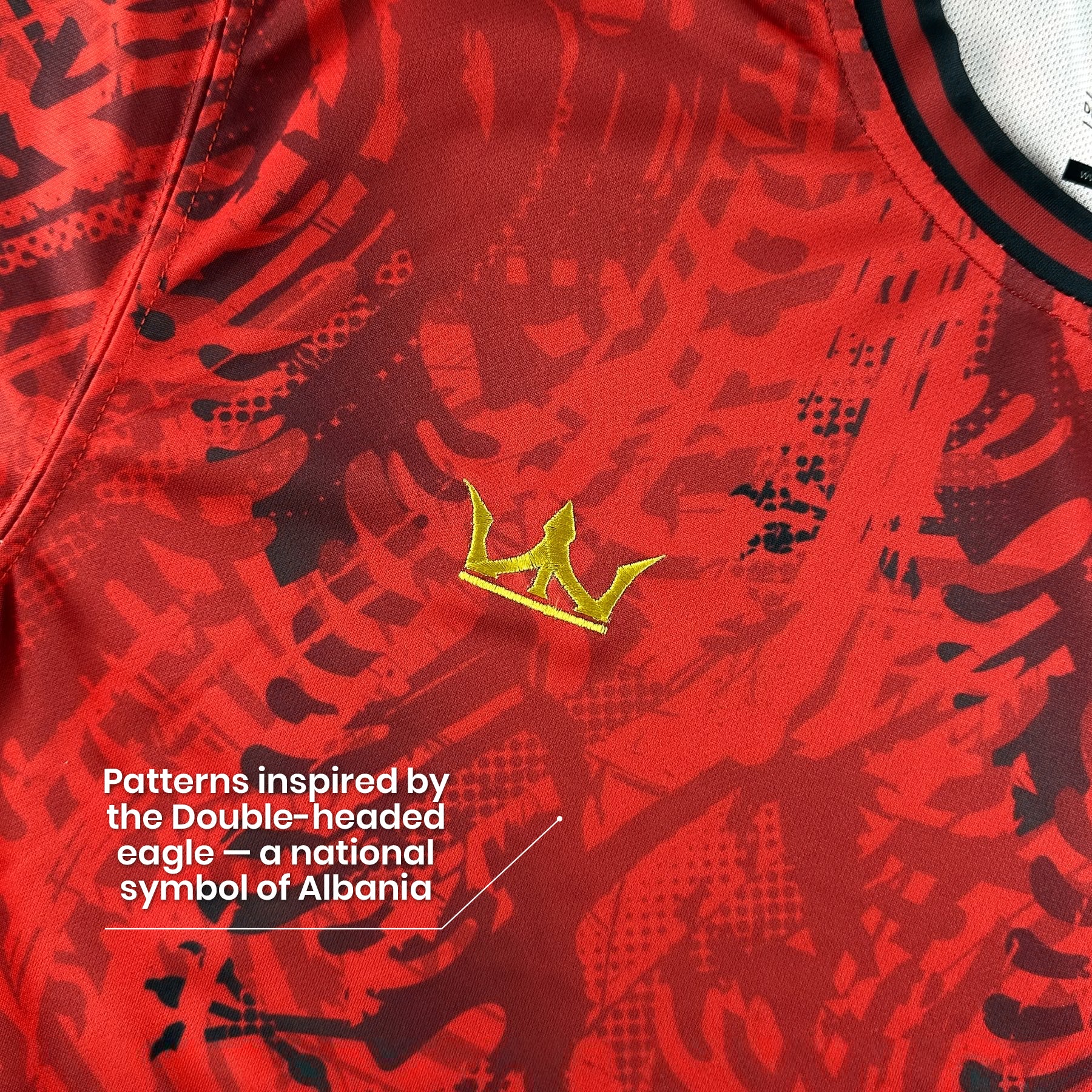 Albania Heritage Custom Football Jersey - Image 8