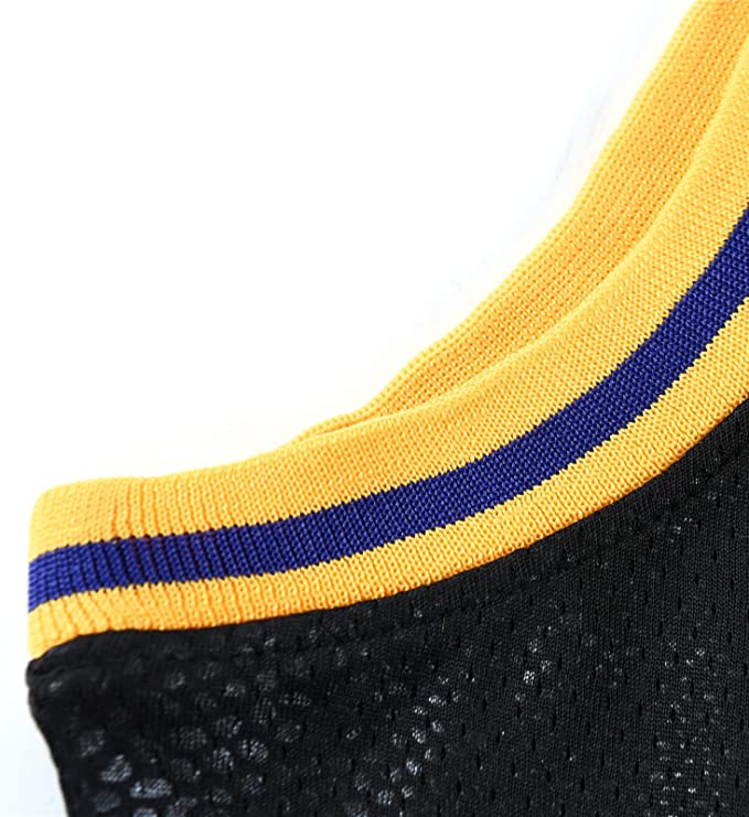 Black-Gold Snakeskin Custom Basketball Jersey - Image 4
