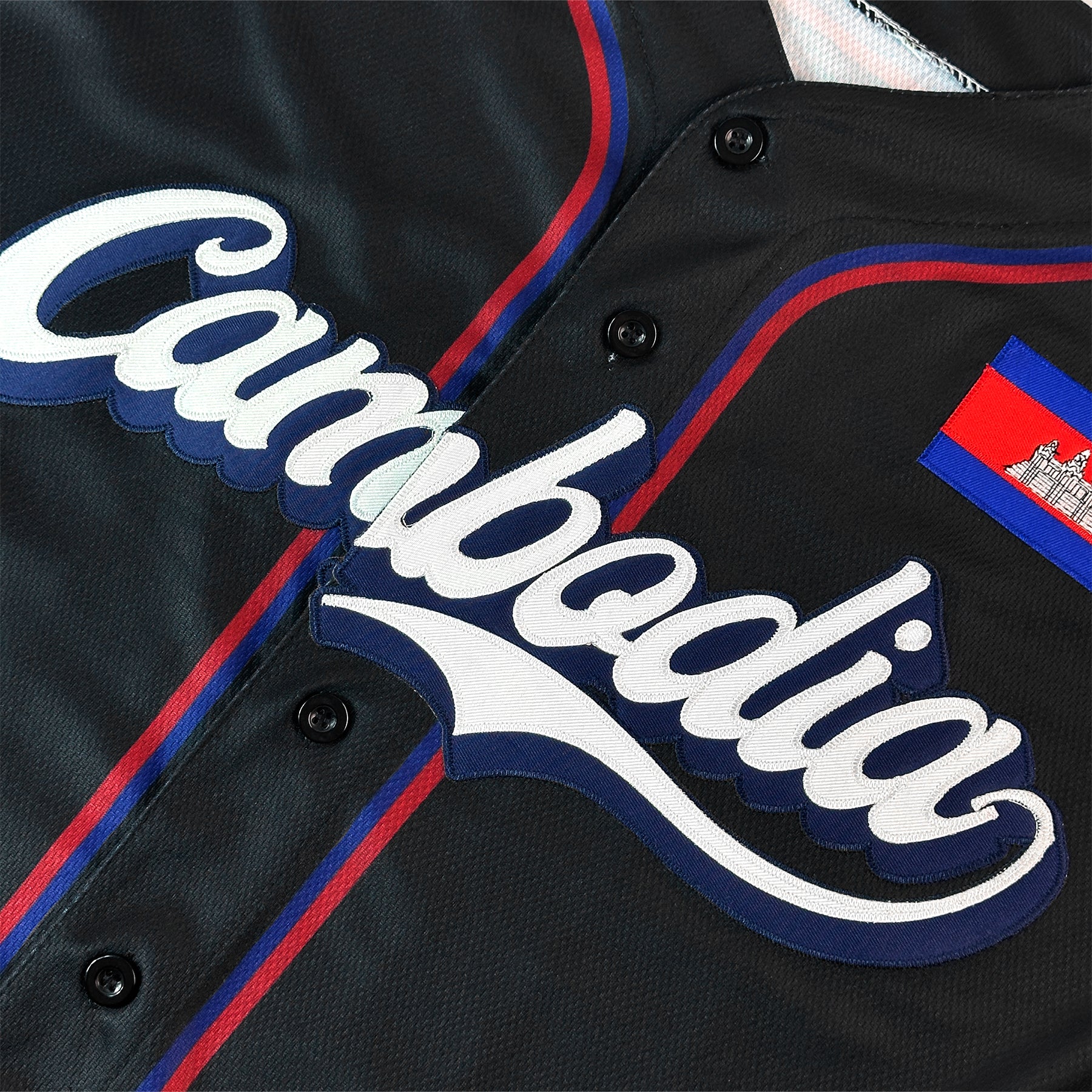 Cambodia Heritage Custom Baseball Jersey - Image 11
