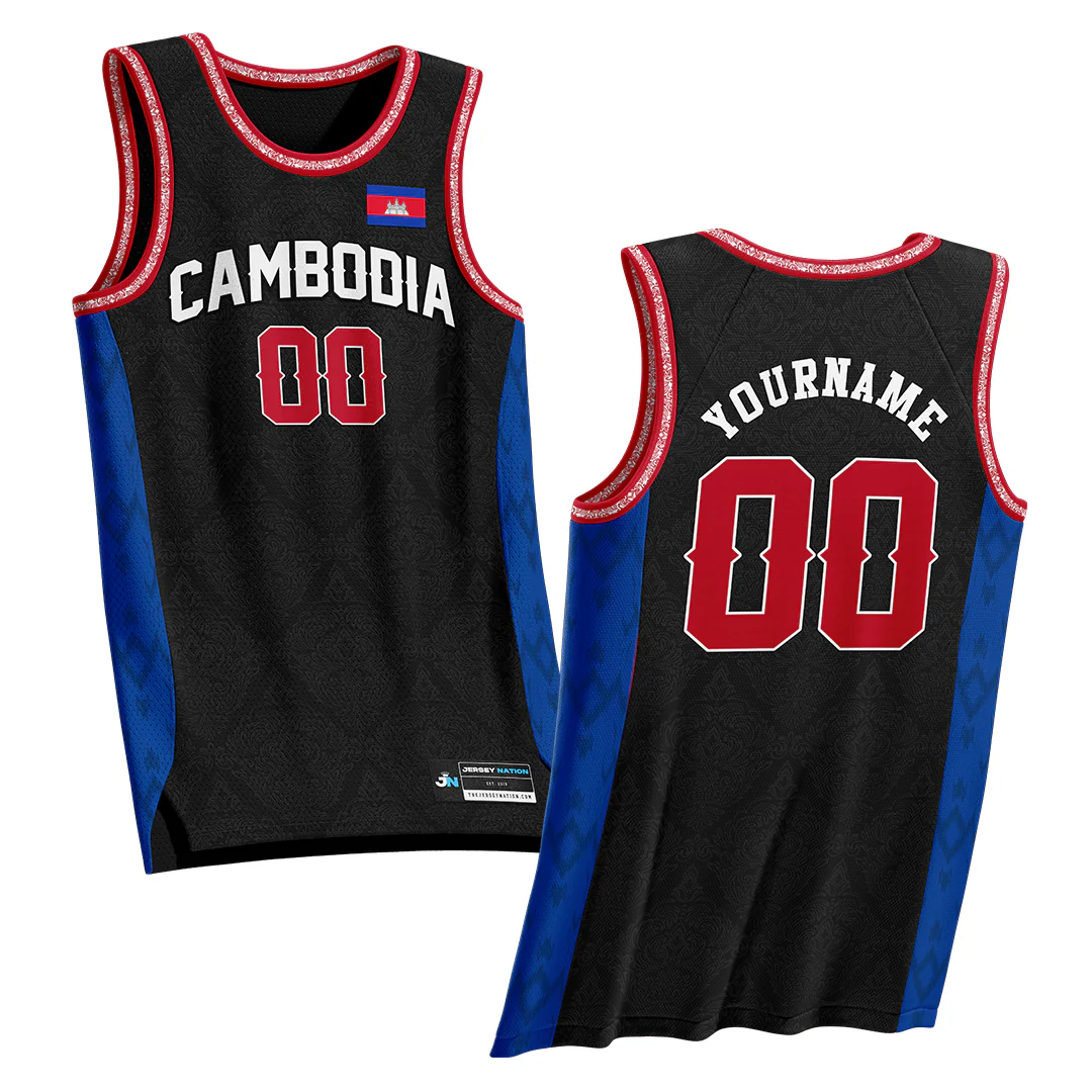 Cambodia Heritage Custom Basketball Jersey - Image 10