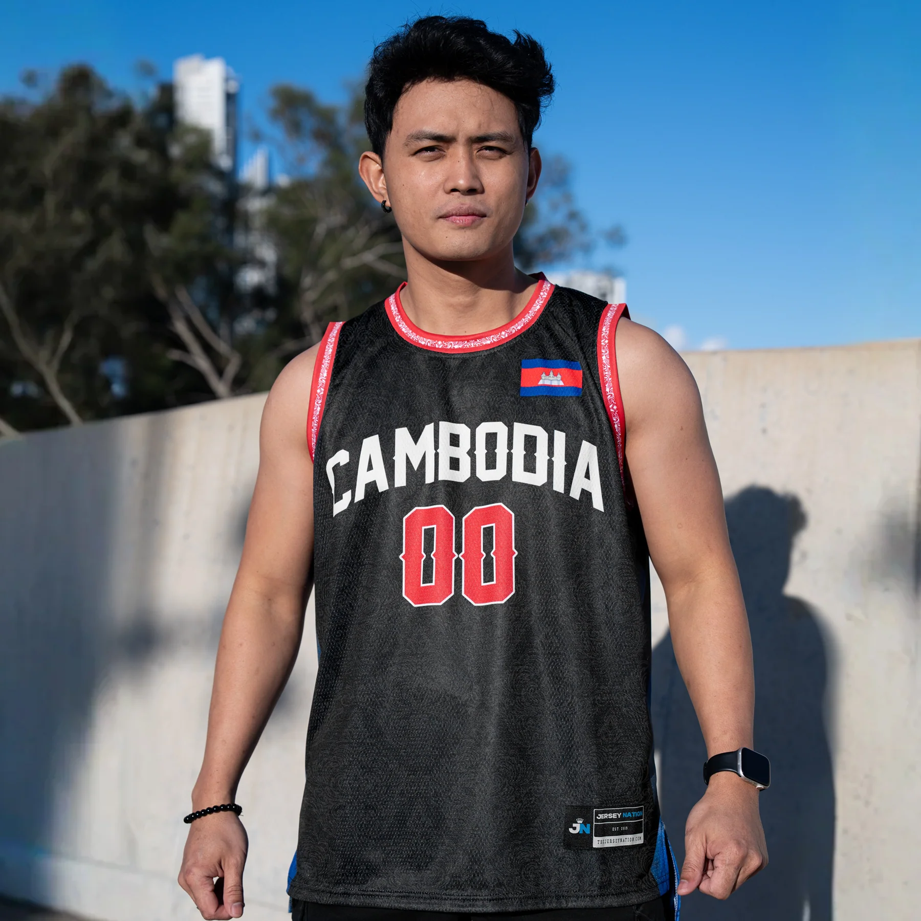 Cambodia Heritage Custom Basketball Jersey - Image 11