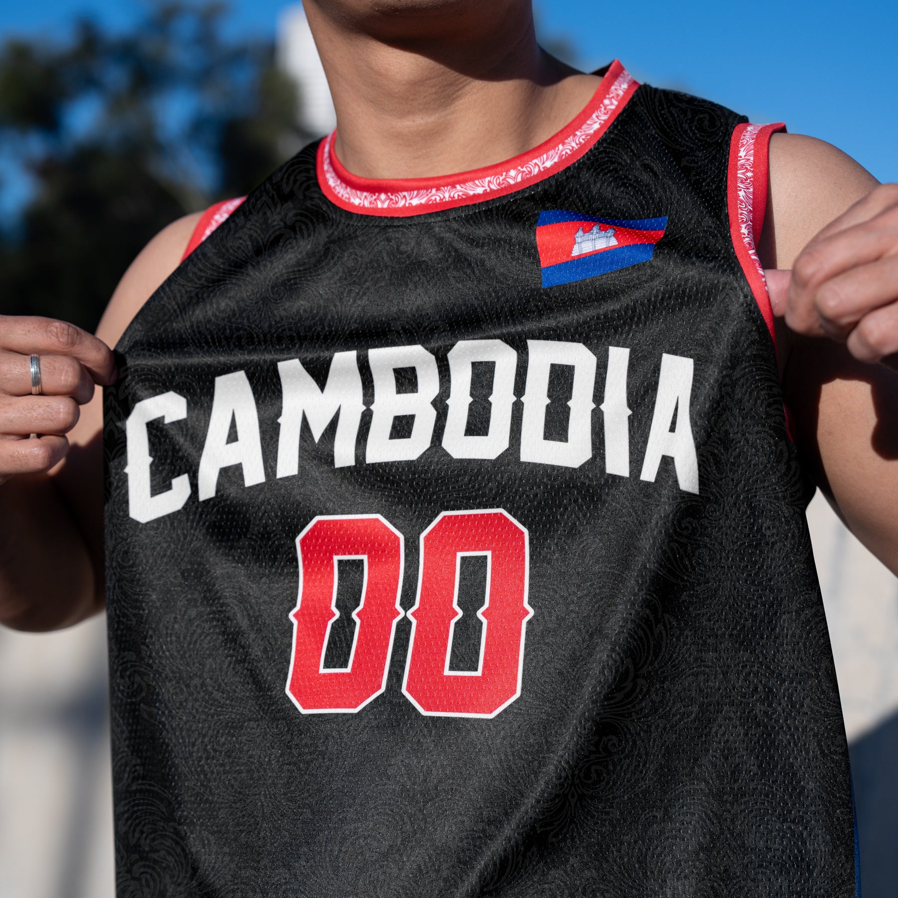 Cambodia Heritage Custom Basketball Jersey - Image 12