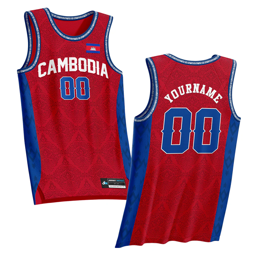 Cambodia Heritage Custom Basketball Jersey - Image 15