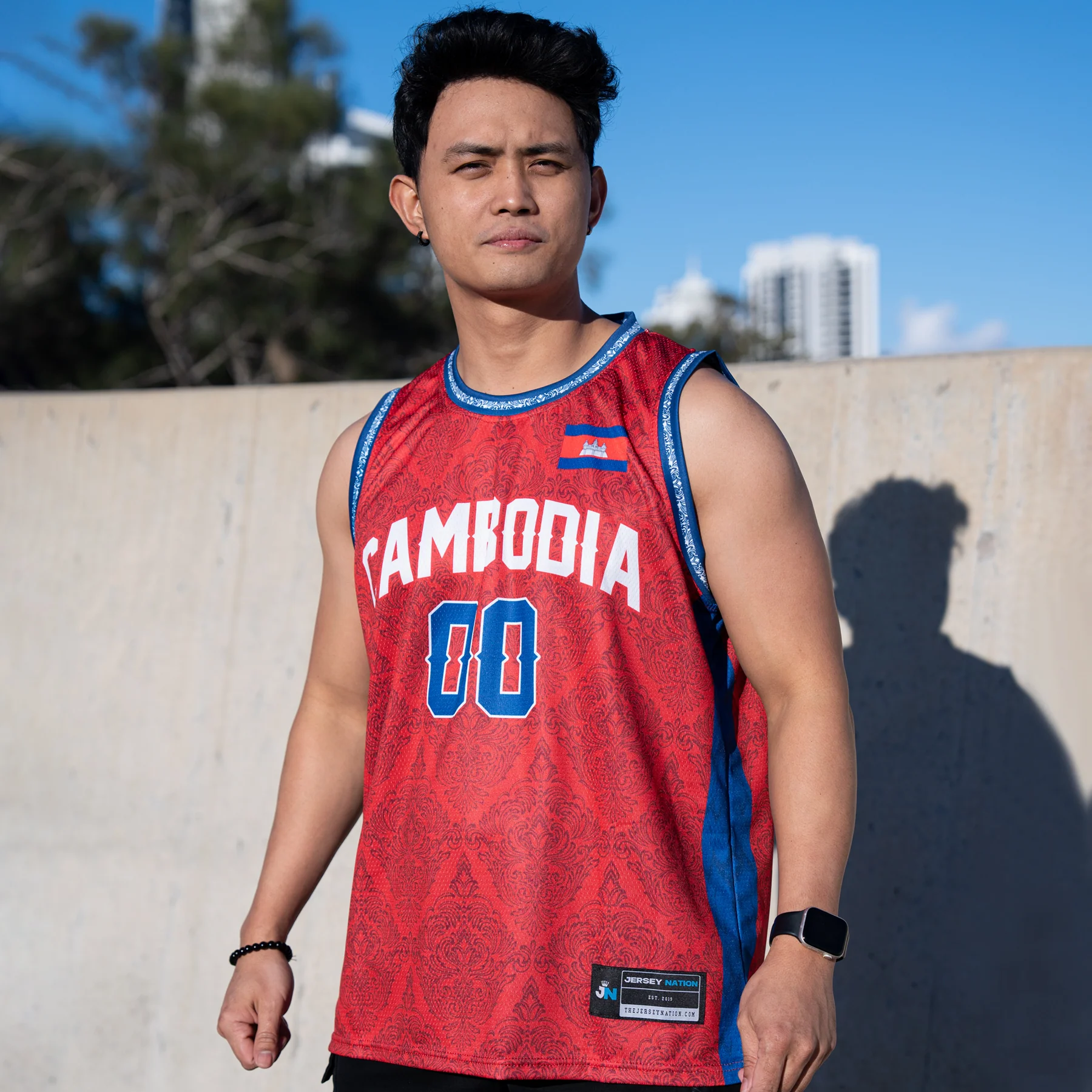 Cambodia Heritage Custom Basketball Jersey - Image 16