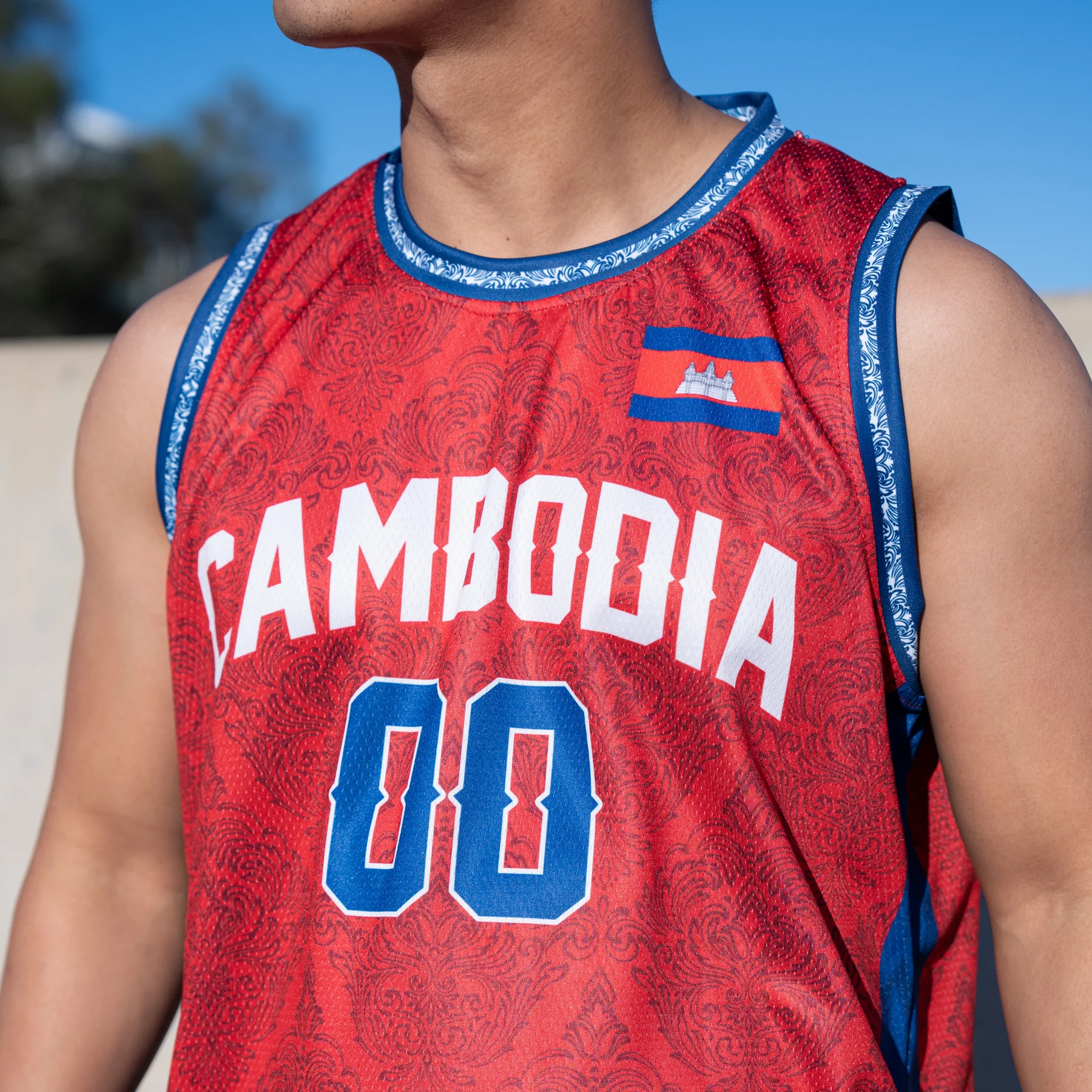 Cambodia Heritage Custom Basketball Jersey - Image 17