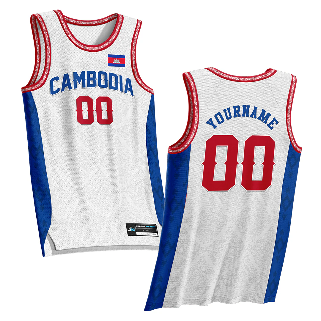 Cambodia Heritage Custom Basketball Jersey - Image 20