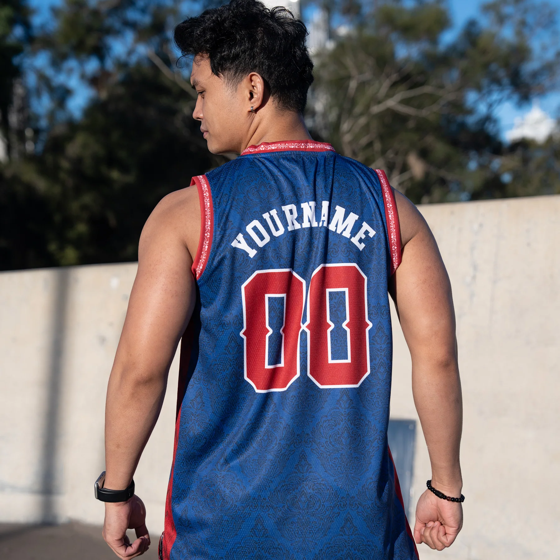 Cambodia Heritage Custom Basketball Jersey - Image 4