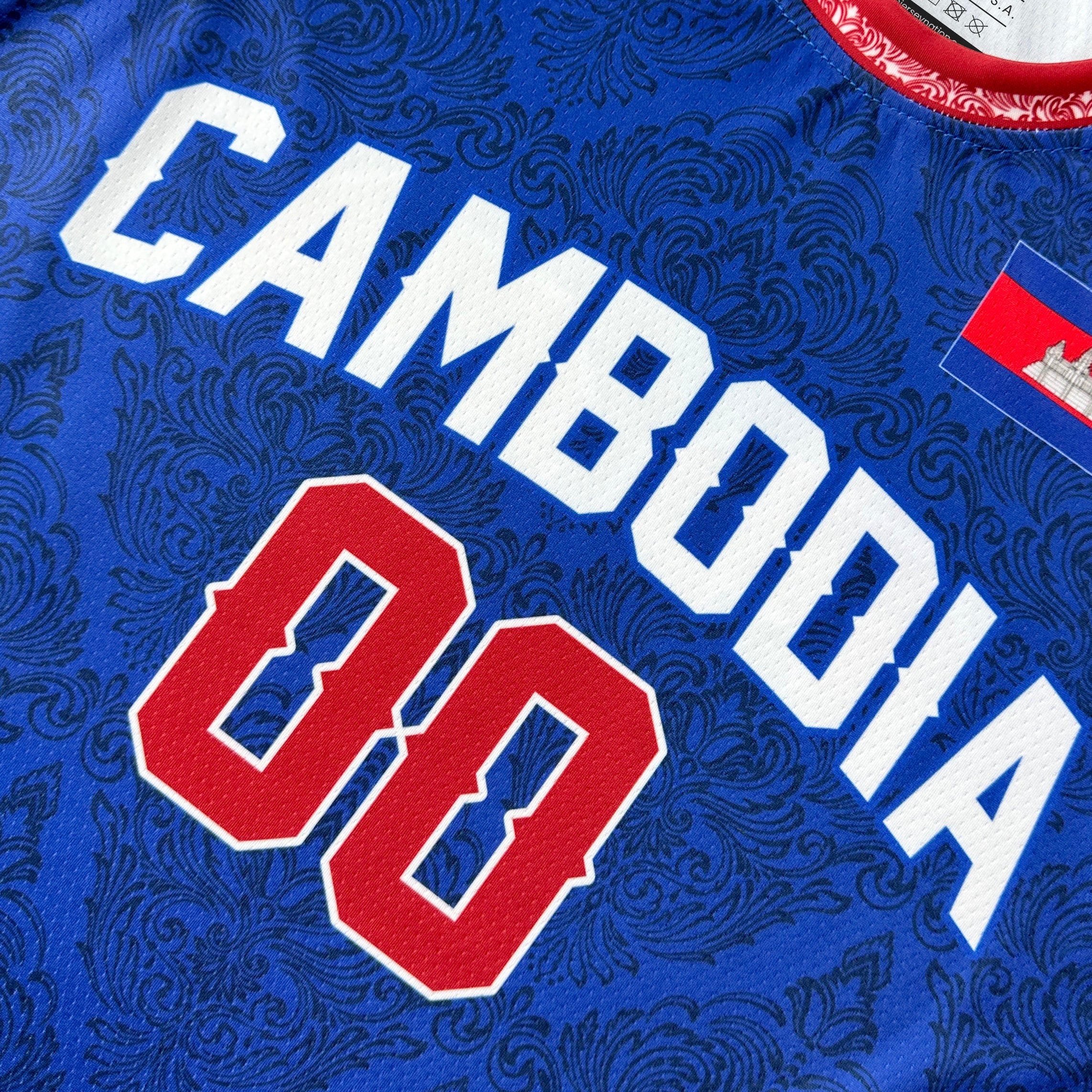 Cambodia Heritage Custom Basketball Jersey - Image 7