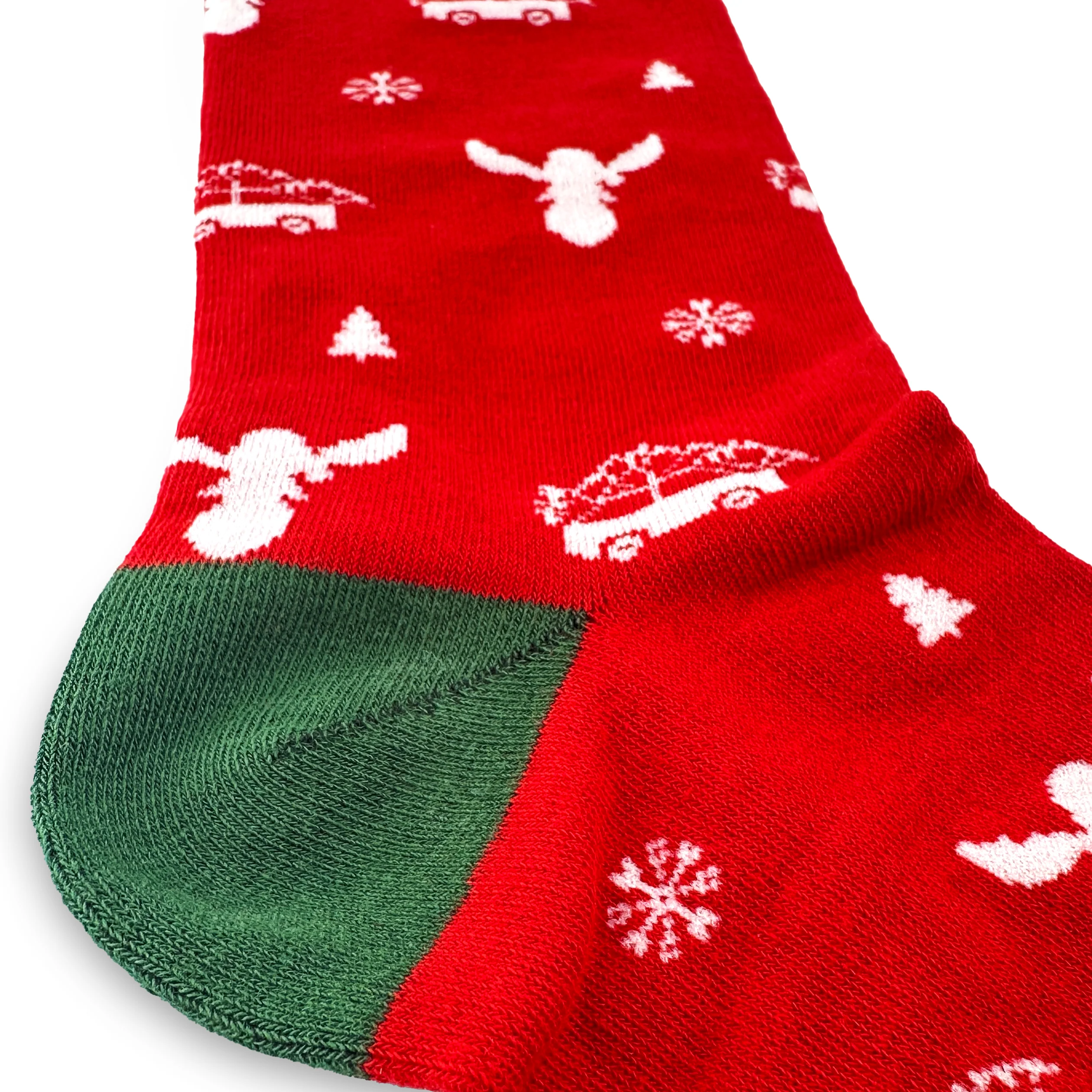 Christmas Red Crew Socks - Image 3