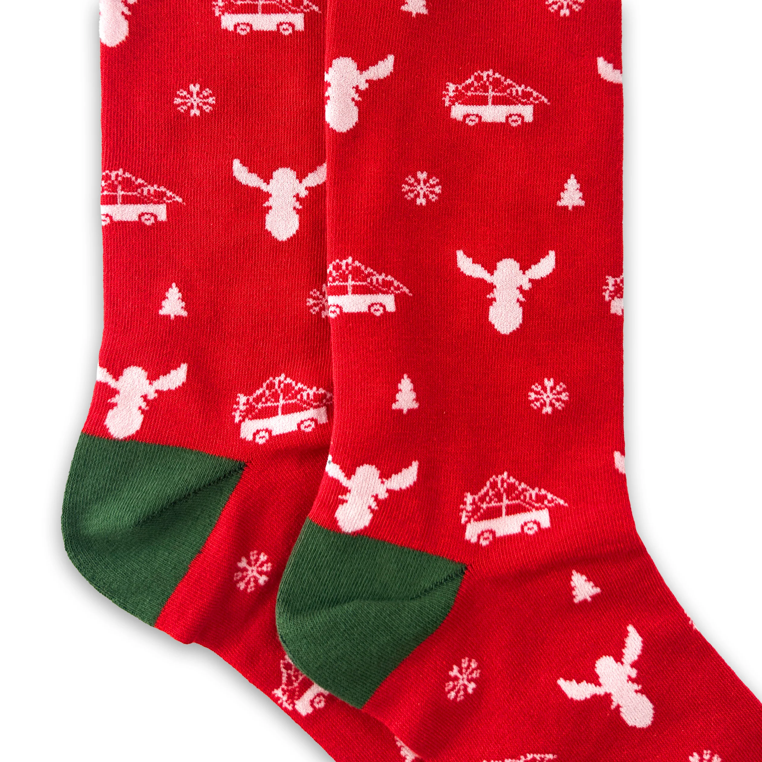 Christmas Red Crew Socks - Image 4