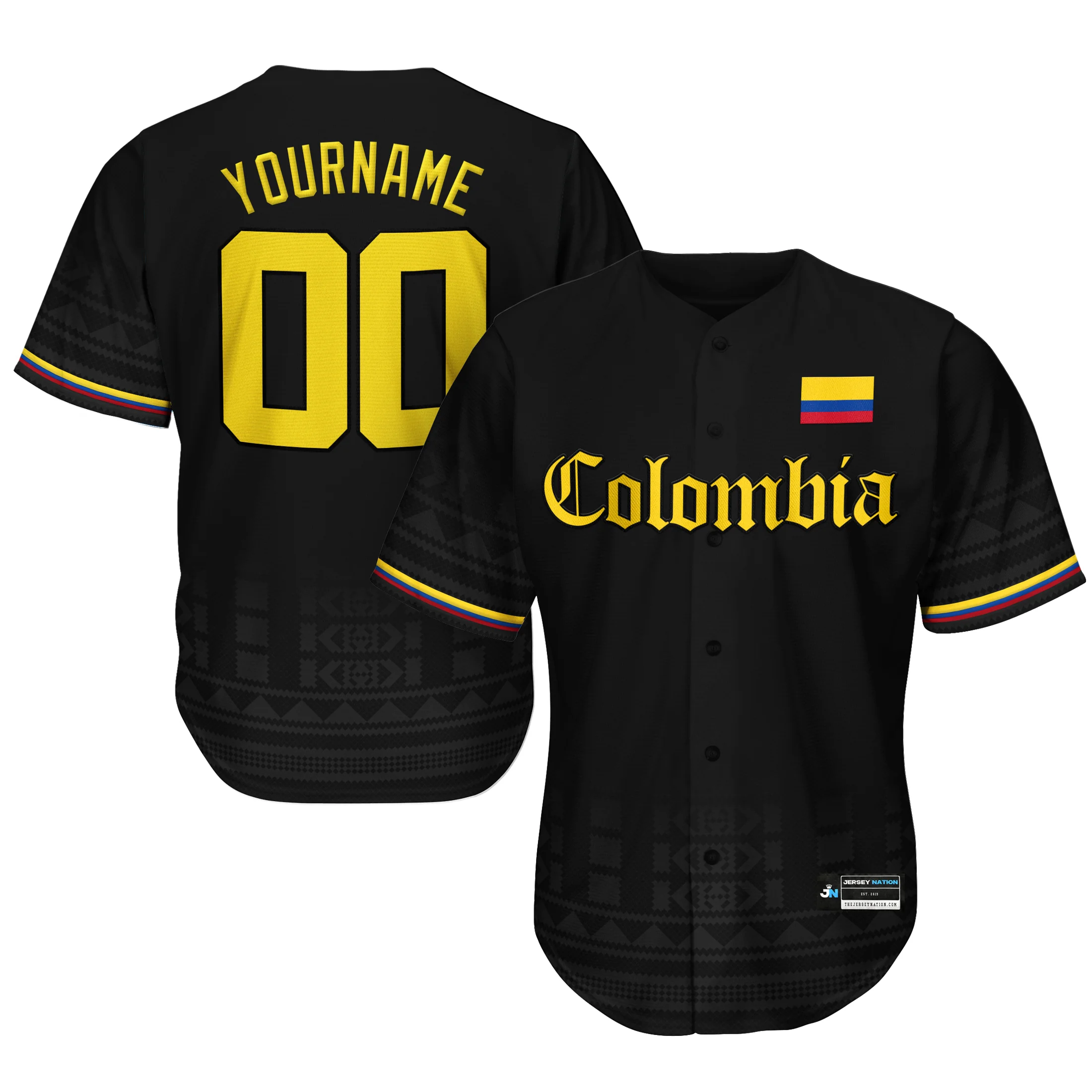Colombia Heritage Custom Baseball Jersey - Image 23