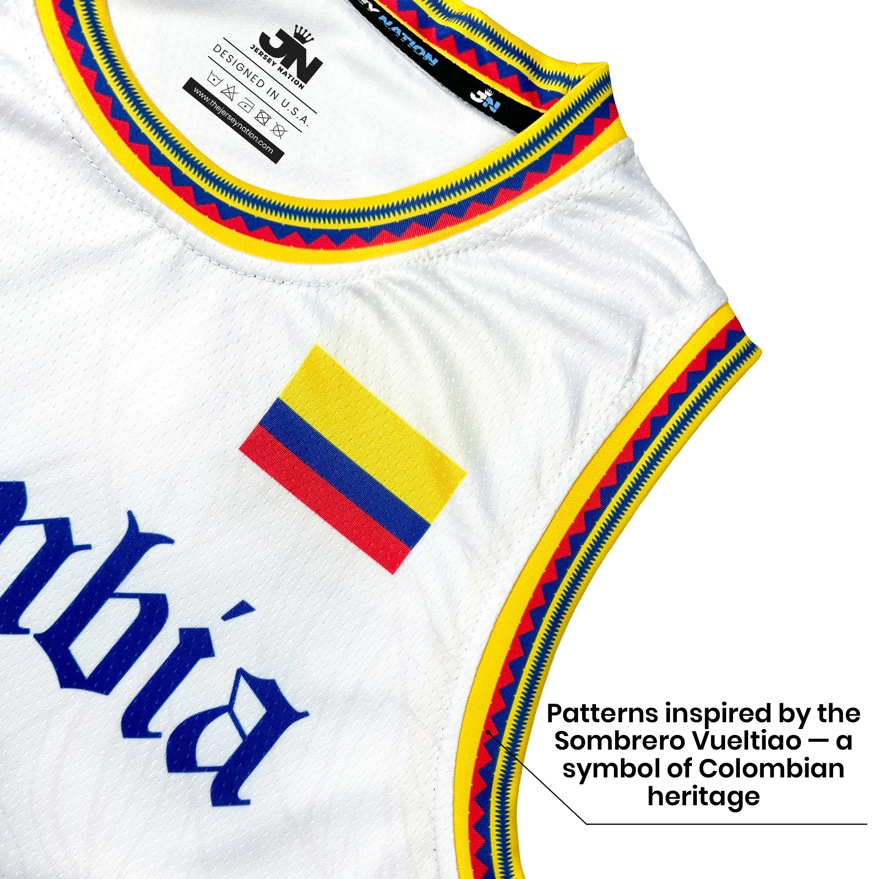 Colombia Heritage Custom Basketball Jersey - Image 23