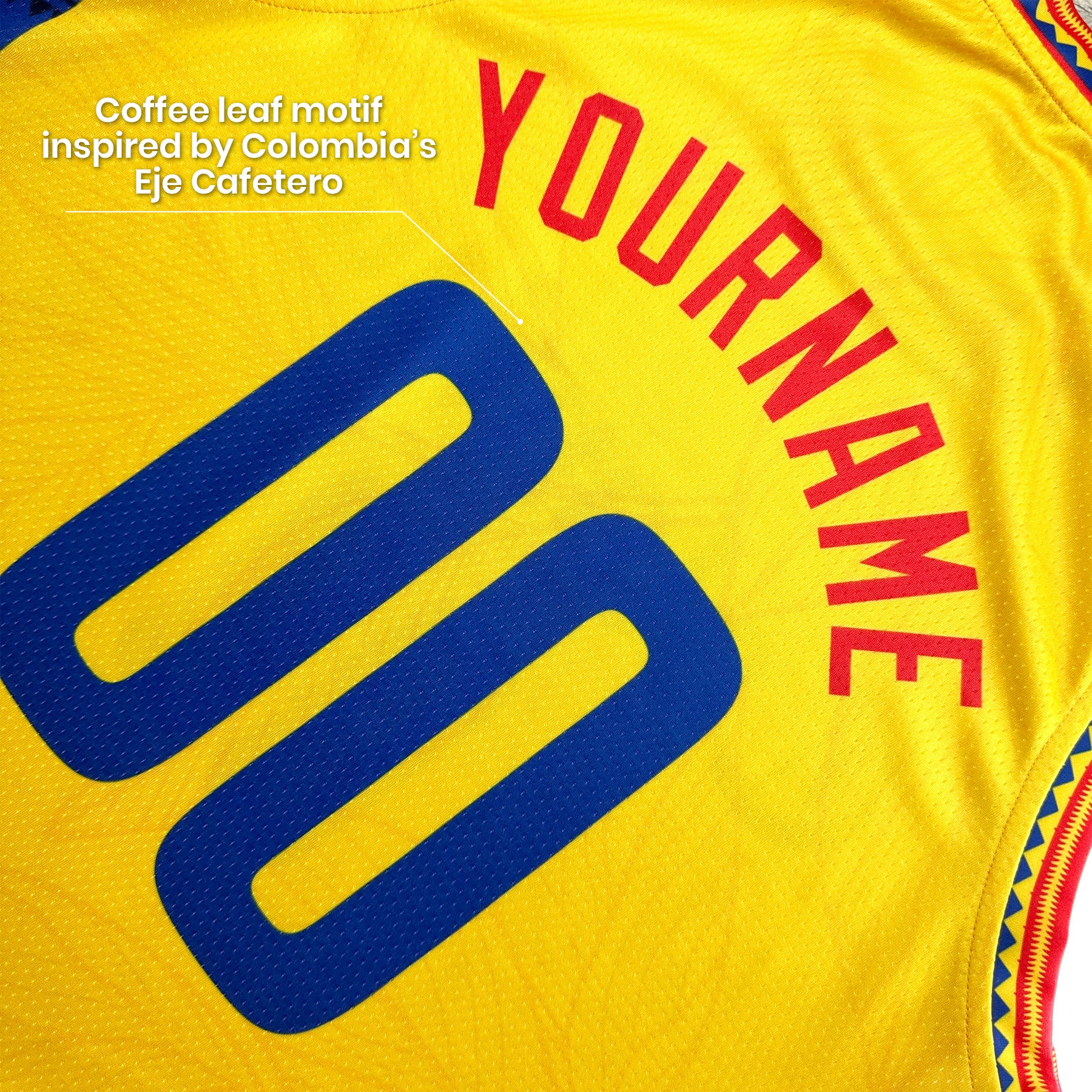 Colombia Heritage Custom Basketball Jersey - Image 8