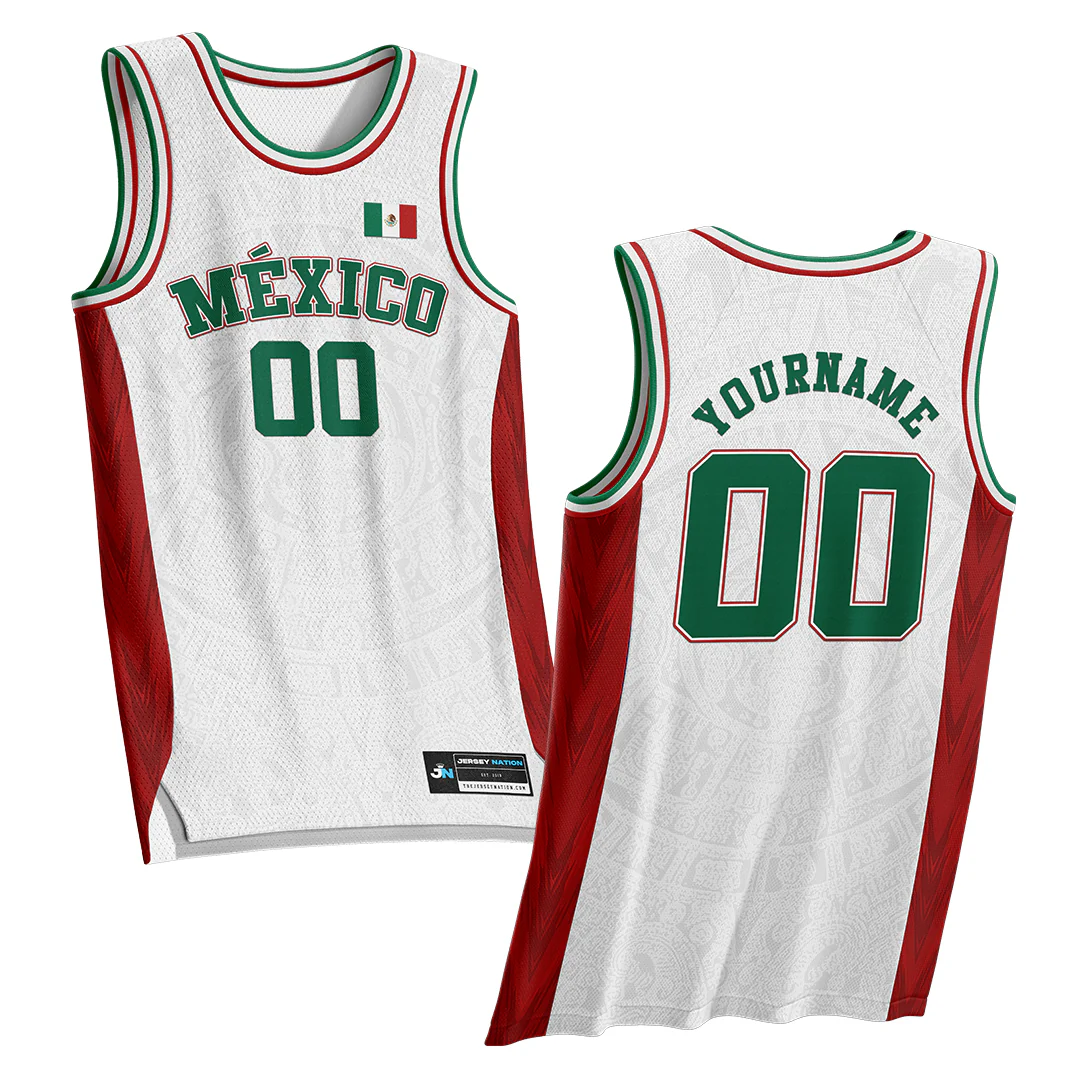 Mexico Heritage Custom Basketball Jersey - Image 11