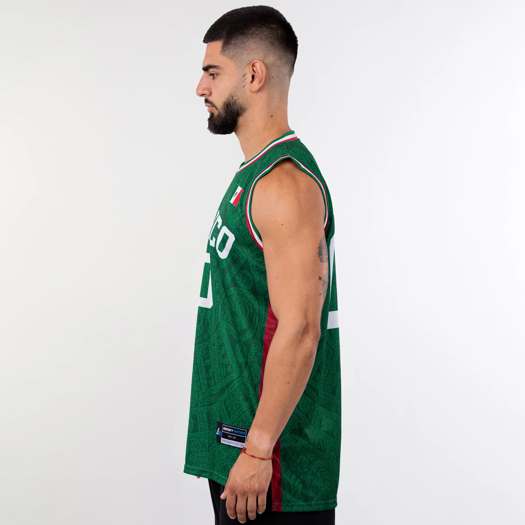 Mexico Heritage Custom Basketball Jersey - Image 3