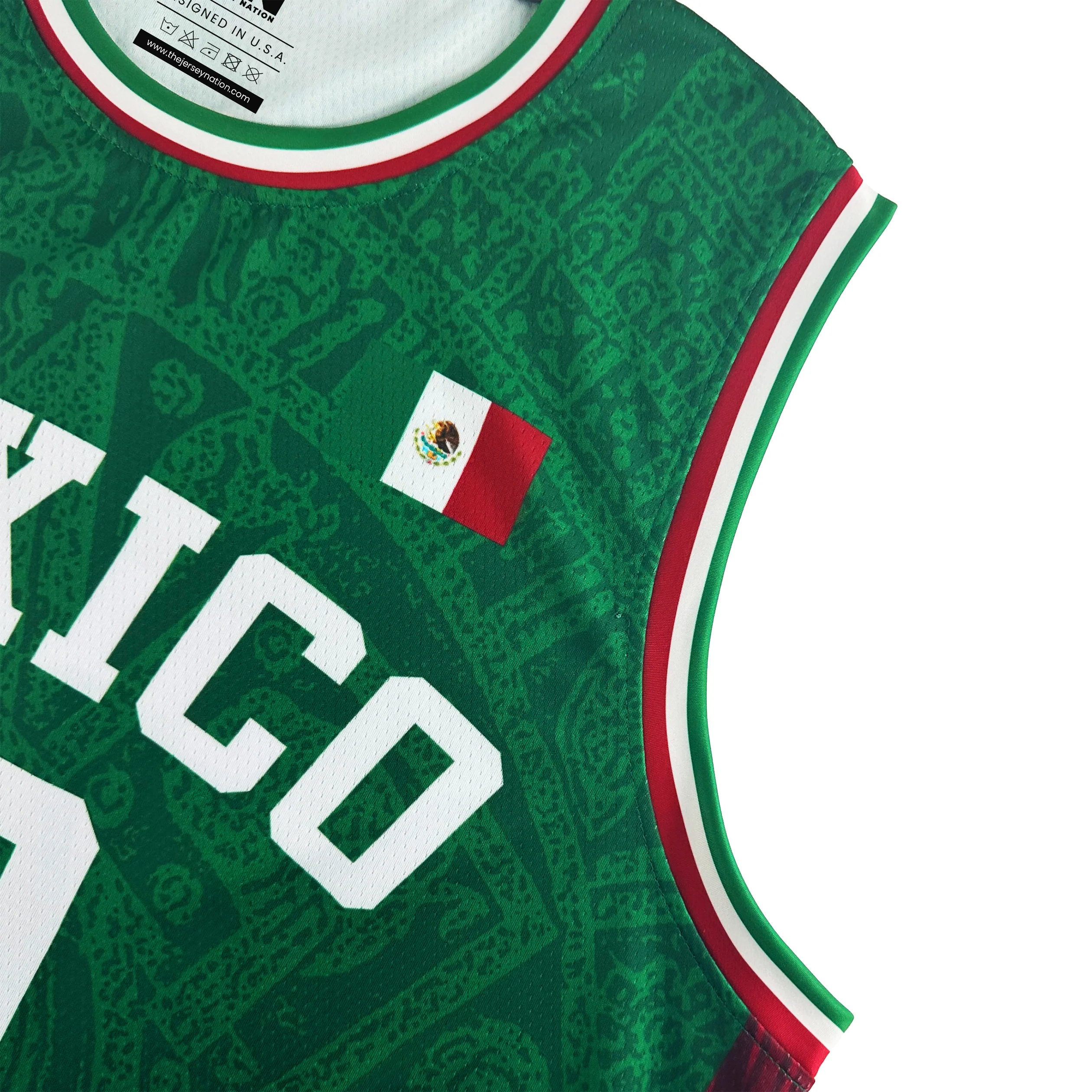 Mexico Heritage Custom Basketball Jersey - Image 5