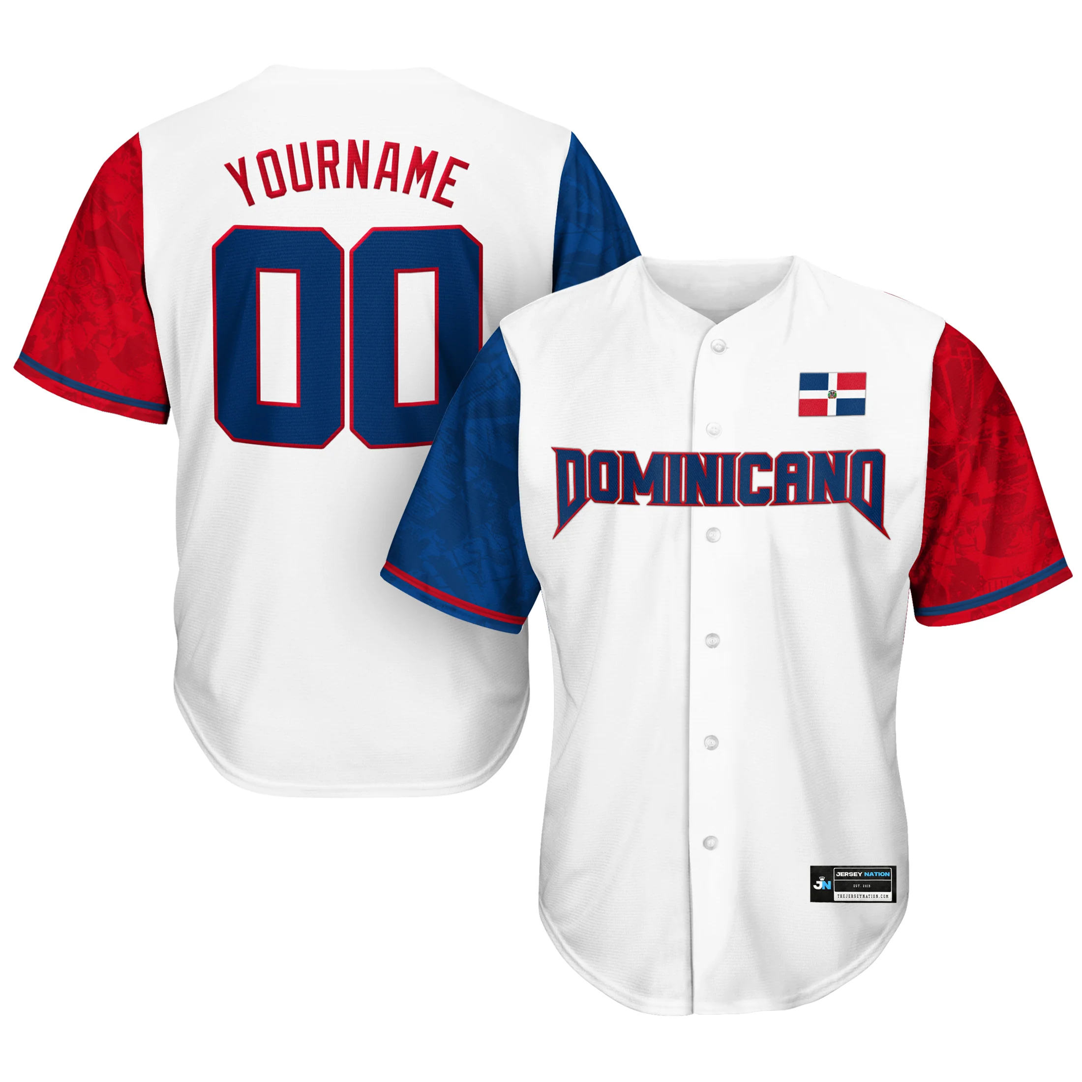 Dominican Republic Heritage Custom Baseball Jersey - Image 12