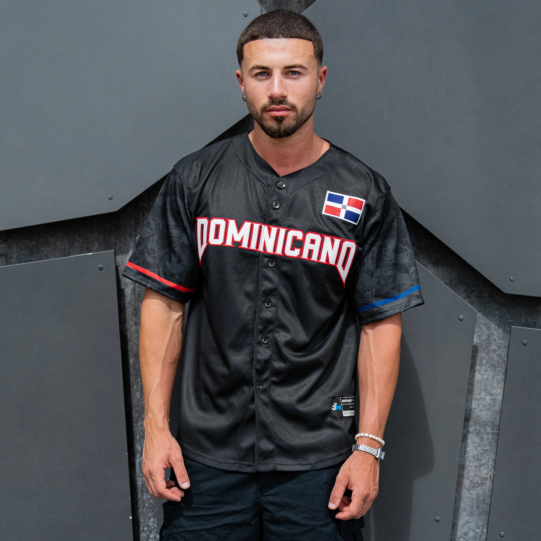 Dominican Republic Heritage Custom Baseball Jersey - Image 3