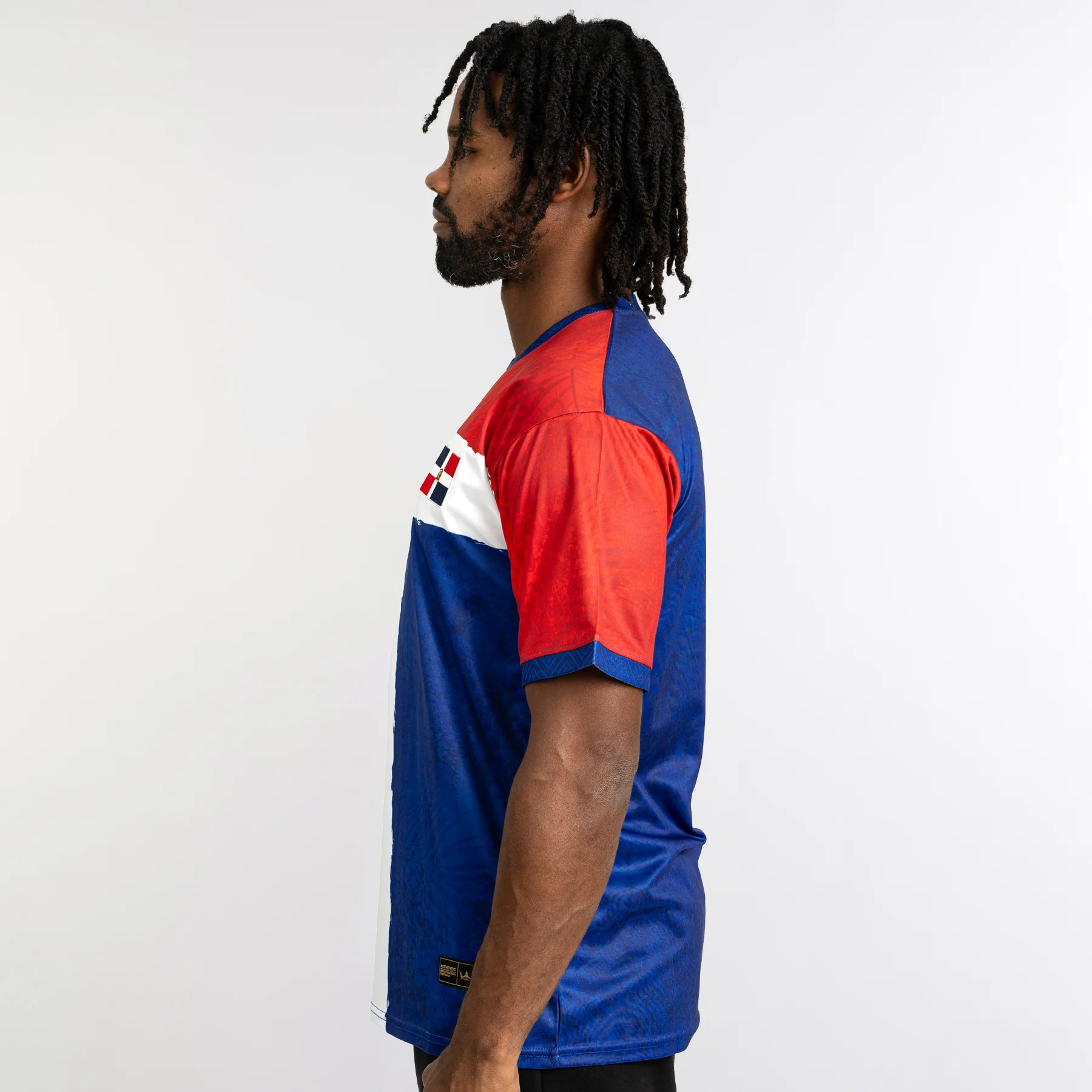 Dominican Republic Heritage Custom Football Jersey - Image 3