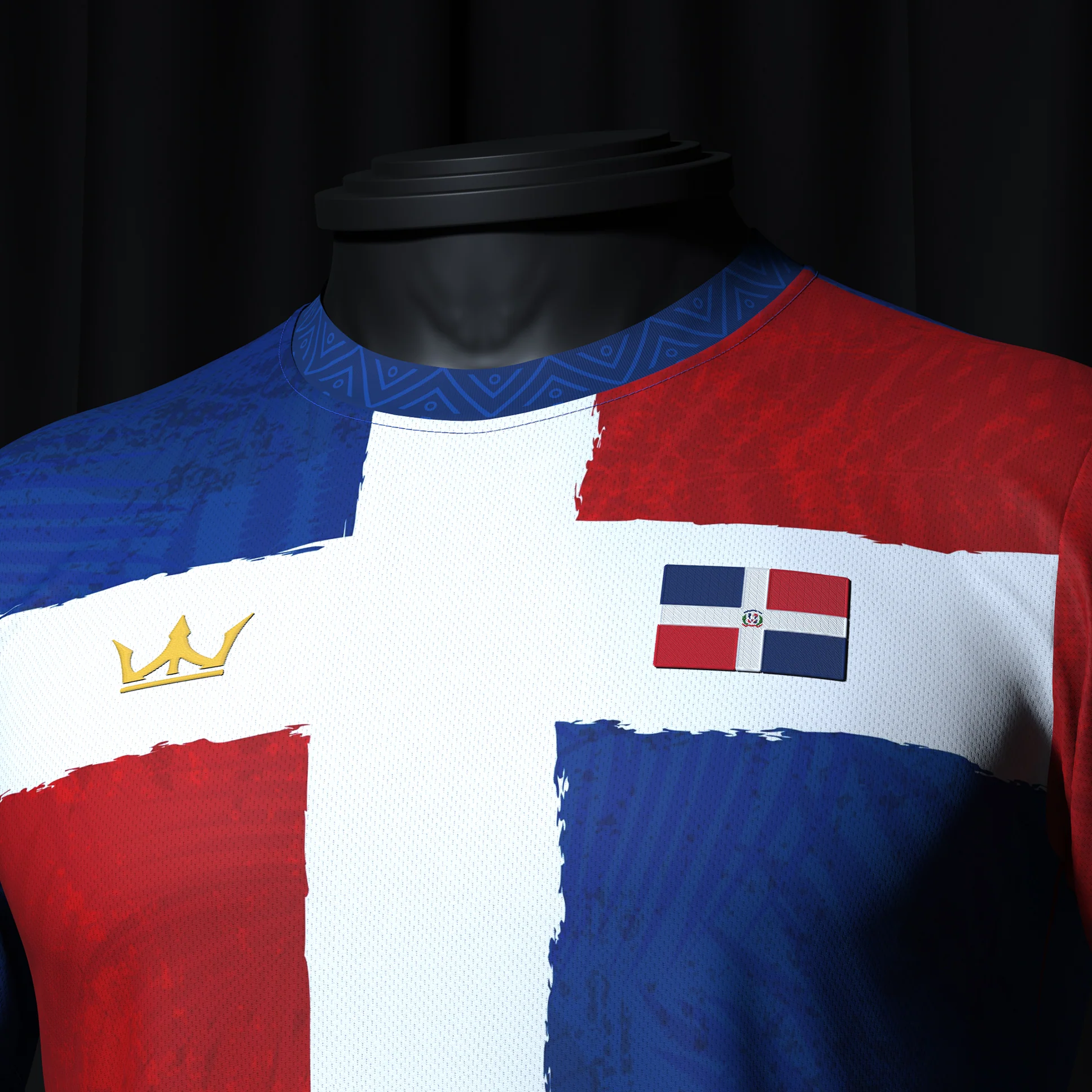 Dominican Republic Heritage Custom Football Jersey - Image 7