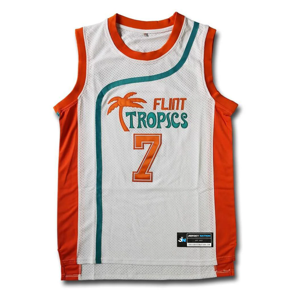 Flint Tropics 'Coffee Black' Basketball Jersey - Image 5