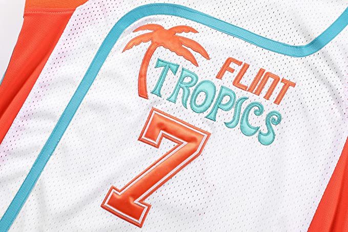 Flint Tropics 'Coffee Black' Basketball Jersey - Image 7