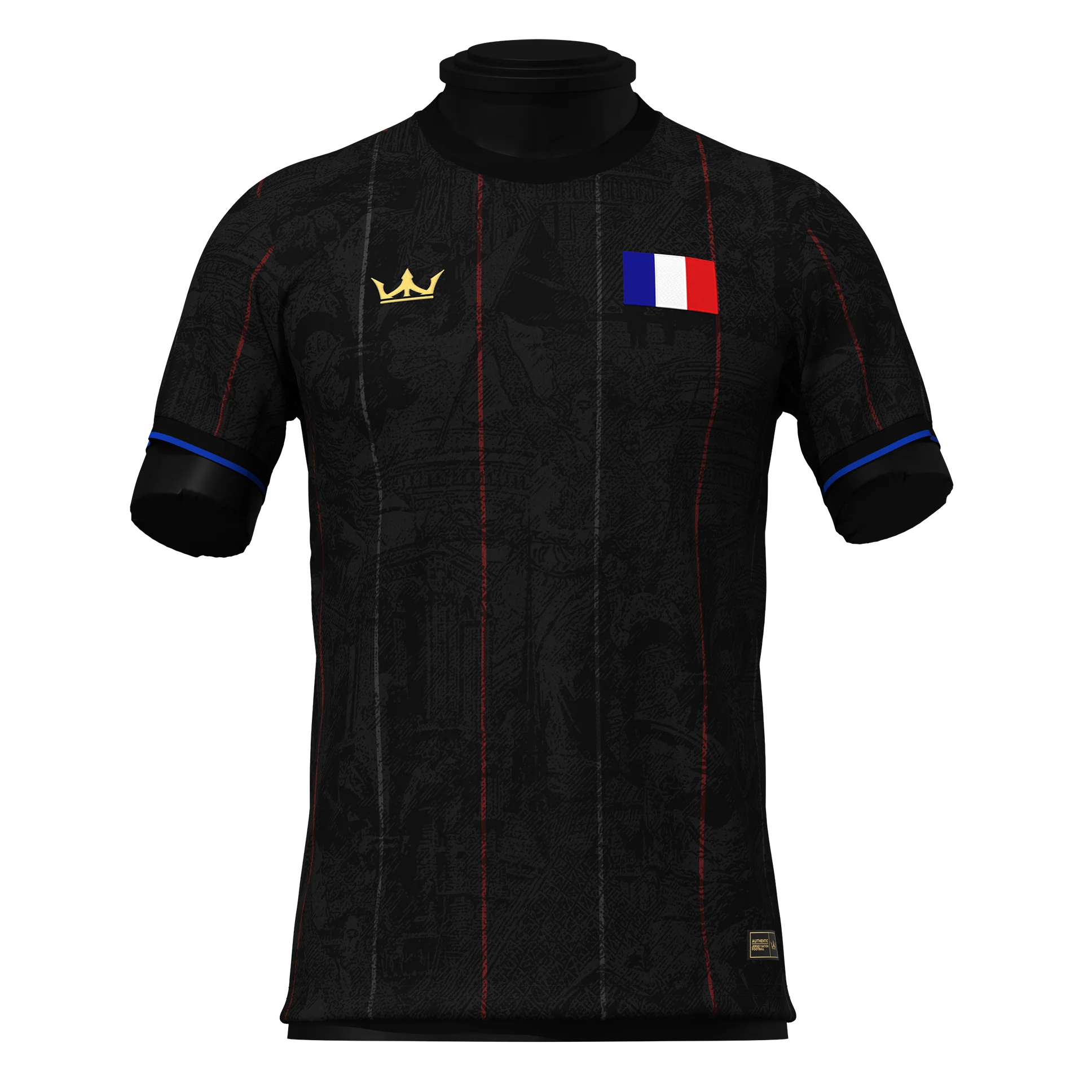 France Heritage Custom Football Jersey - Image 12