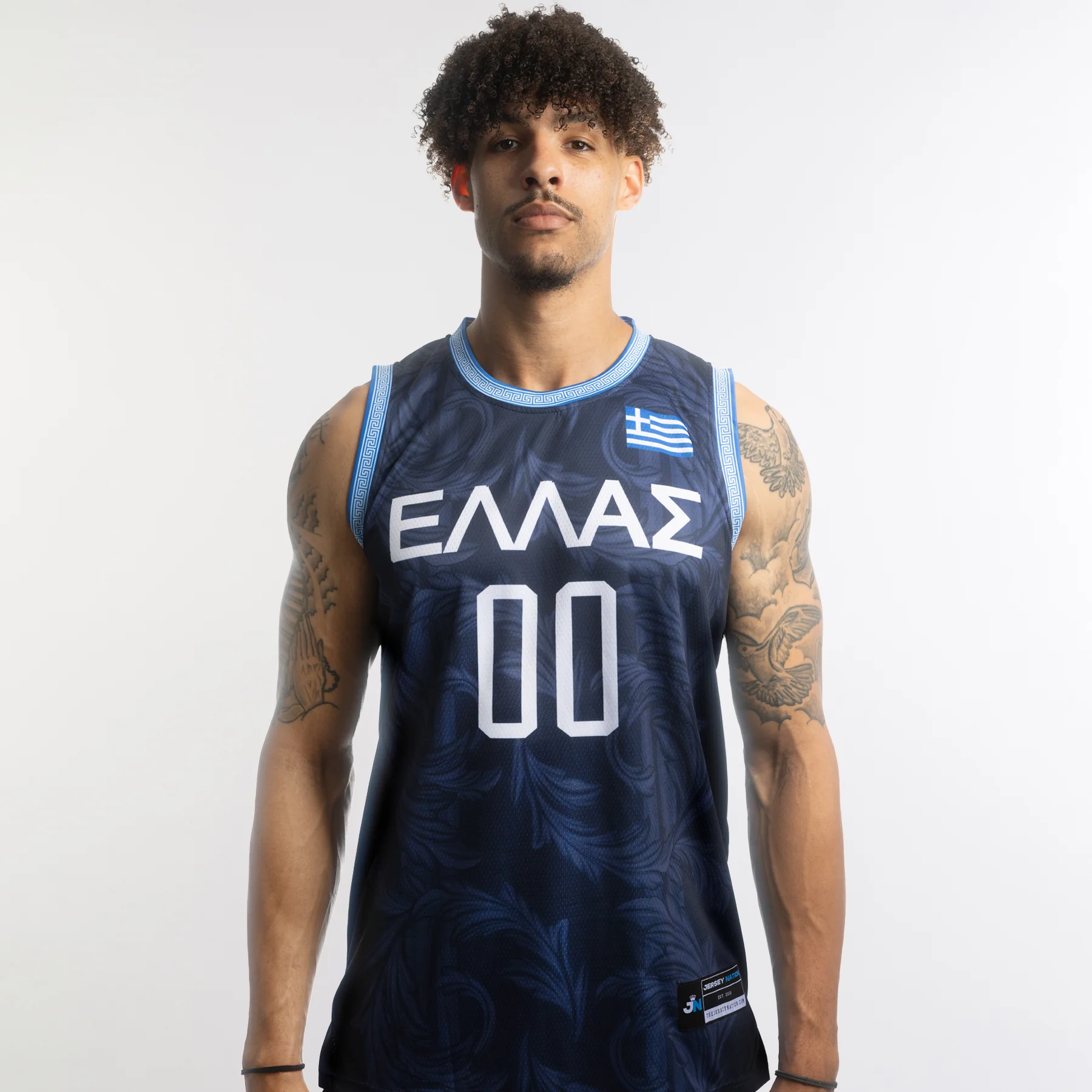 Greece Heritage Custom Basketball Jersey - Image 2