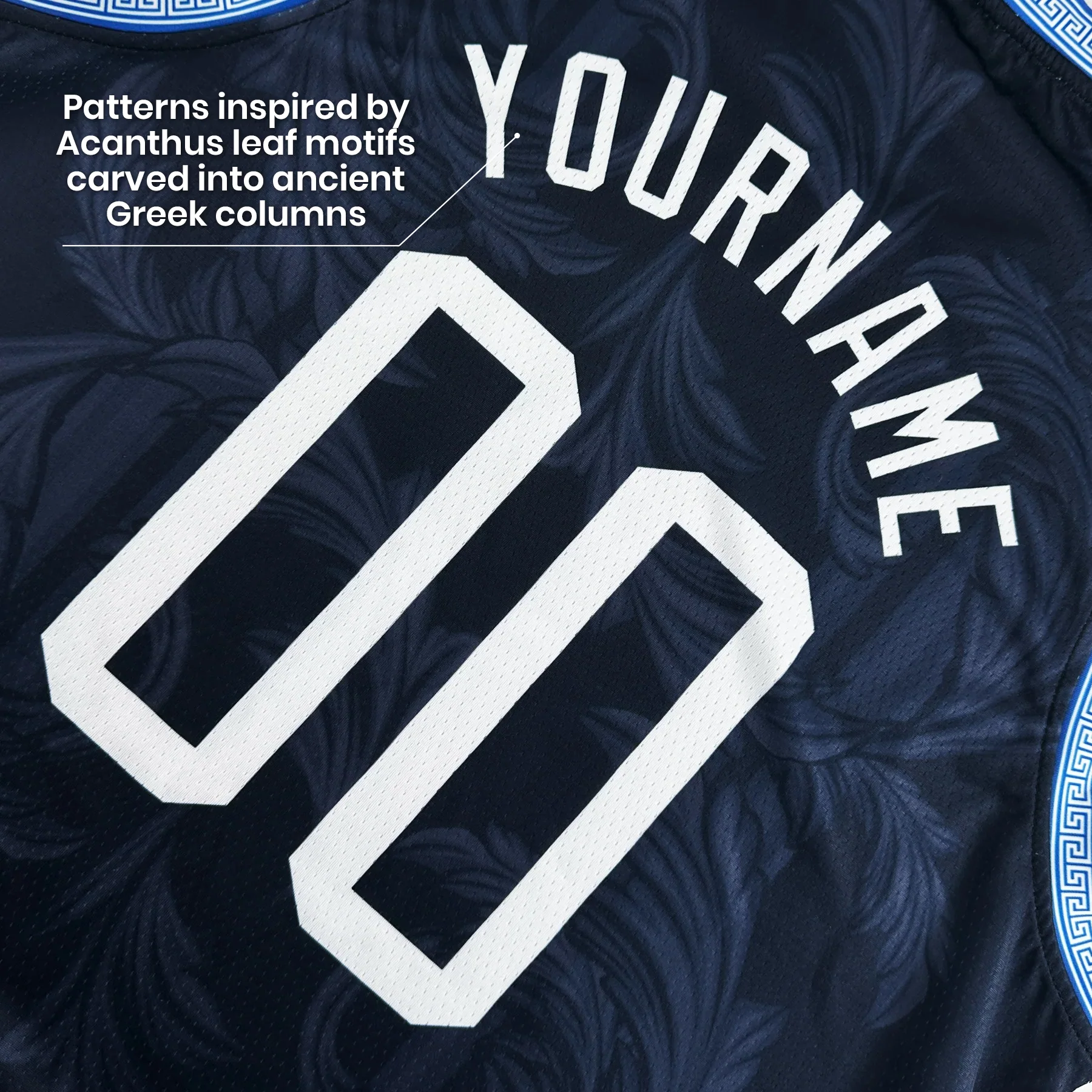 Greece Heritage Custom Basketball Jersey - Image 6