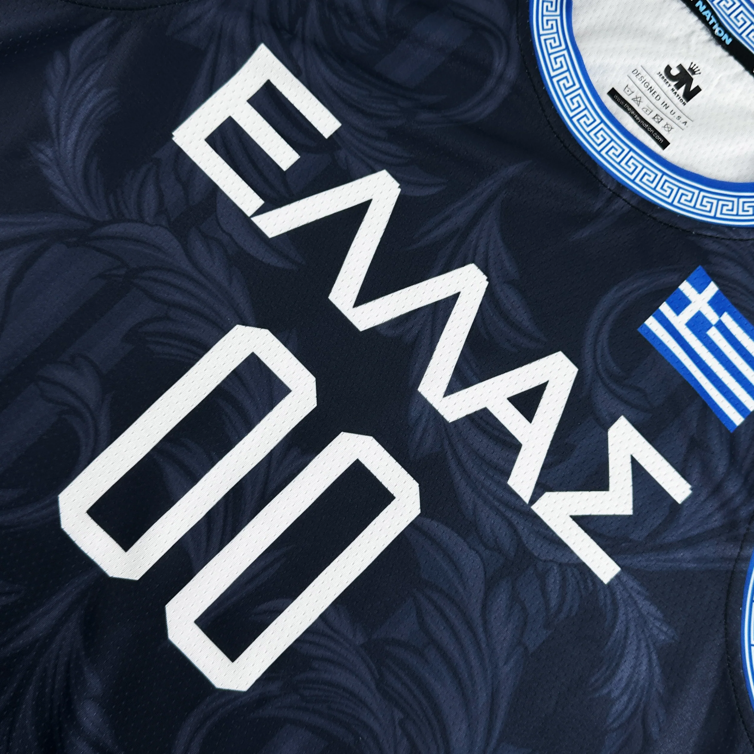 Greece Heritage Custom Basketball Jersey - Image 7