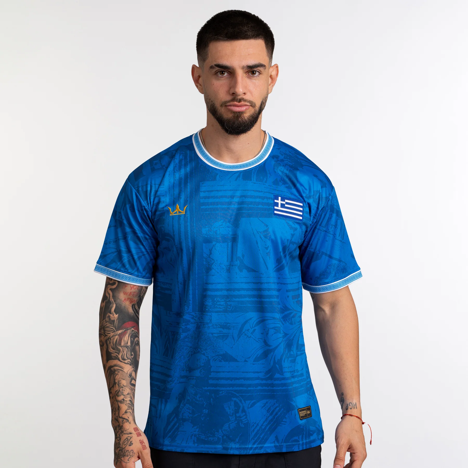 Greece Heritage Custom Football Jersey - Image 2