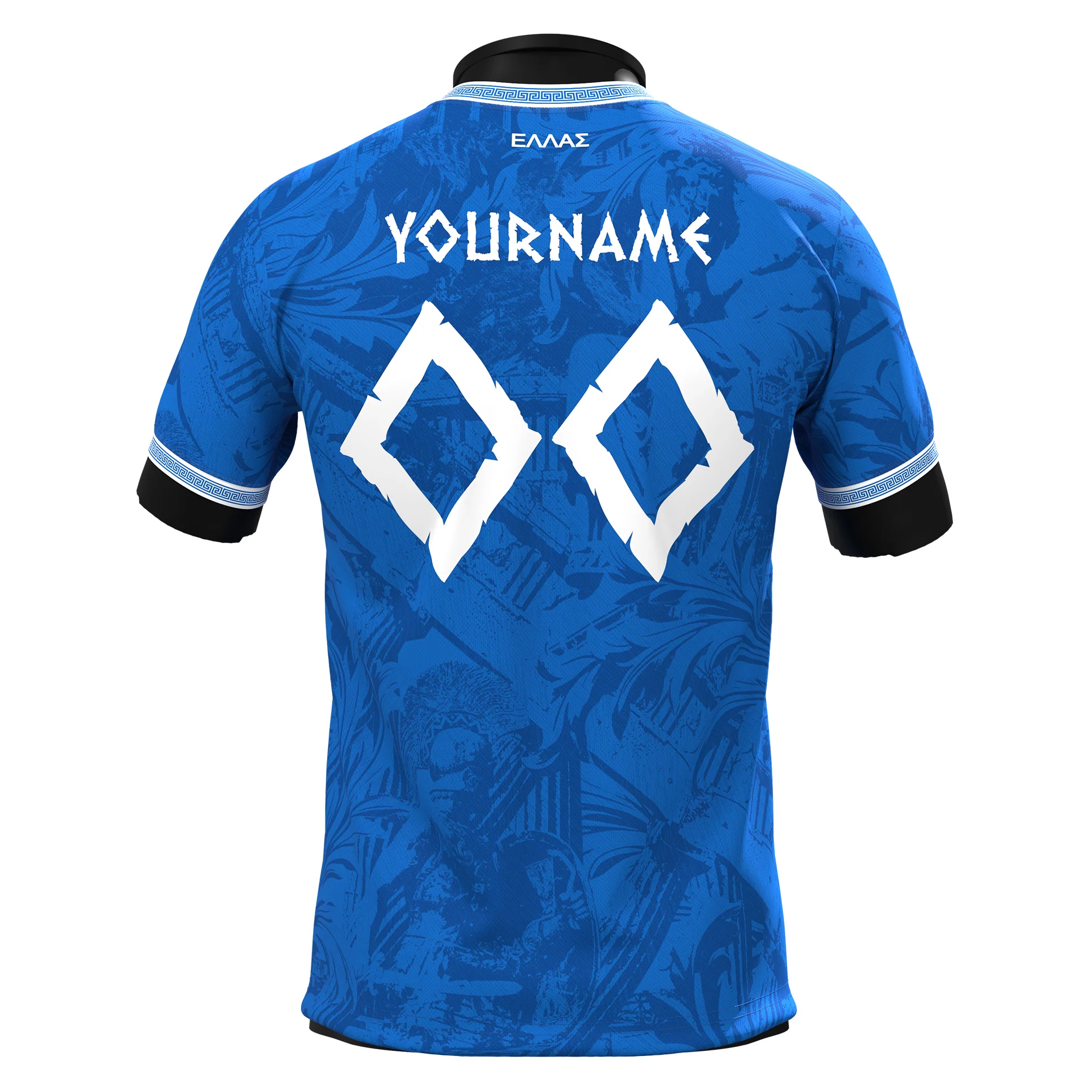 Greece Heritage Custom Football Jersey - Image 5