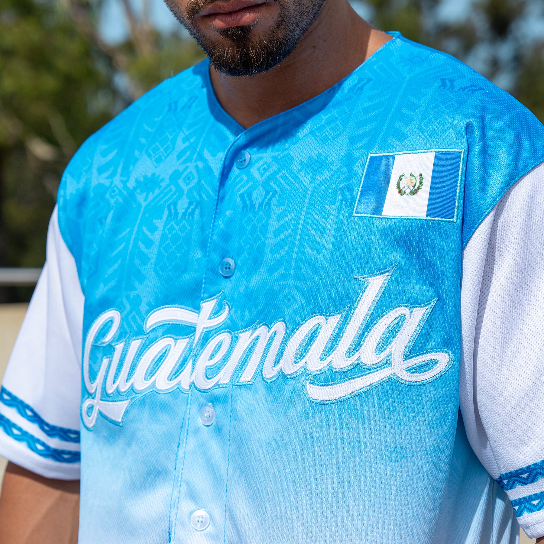Guatemala Heritage Custom Baseball Jersey - Image 5