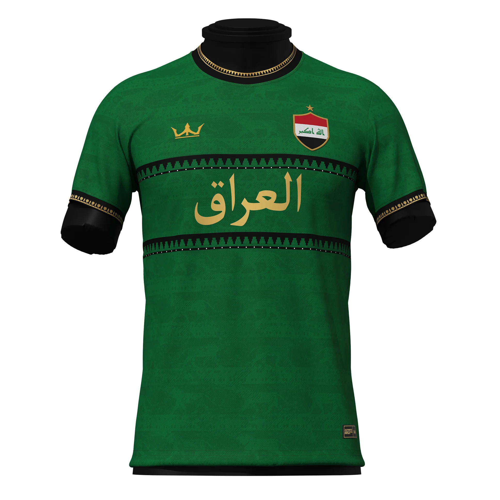 Iraq Heritage Custom Football Jersey - Image 9