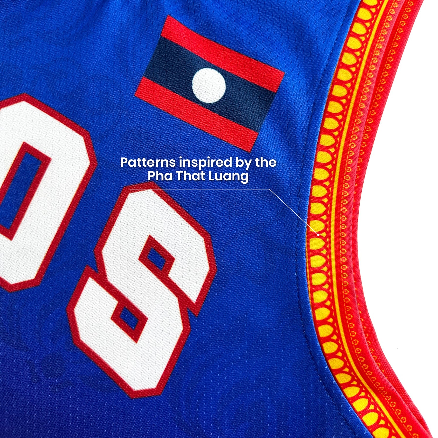 Laos Heritage Custom Basketball Jersey - Image 2