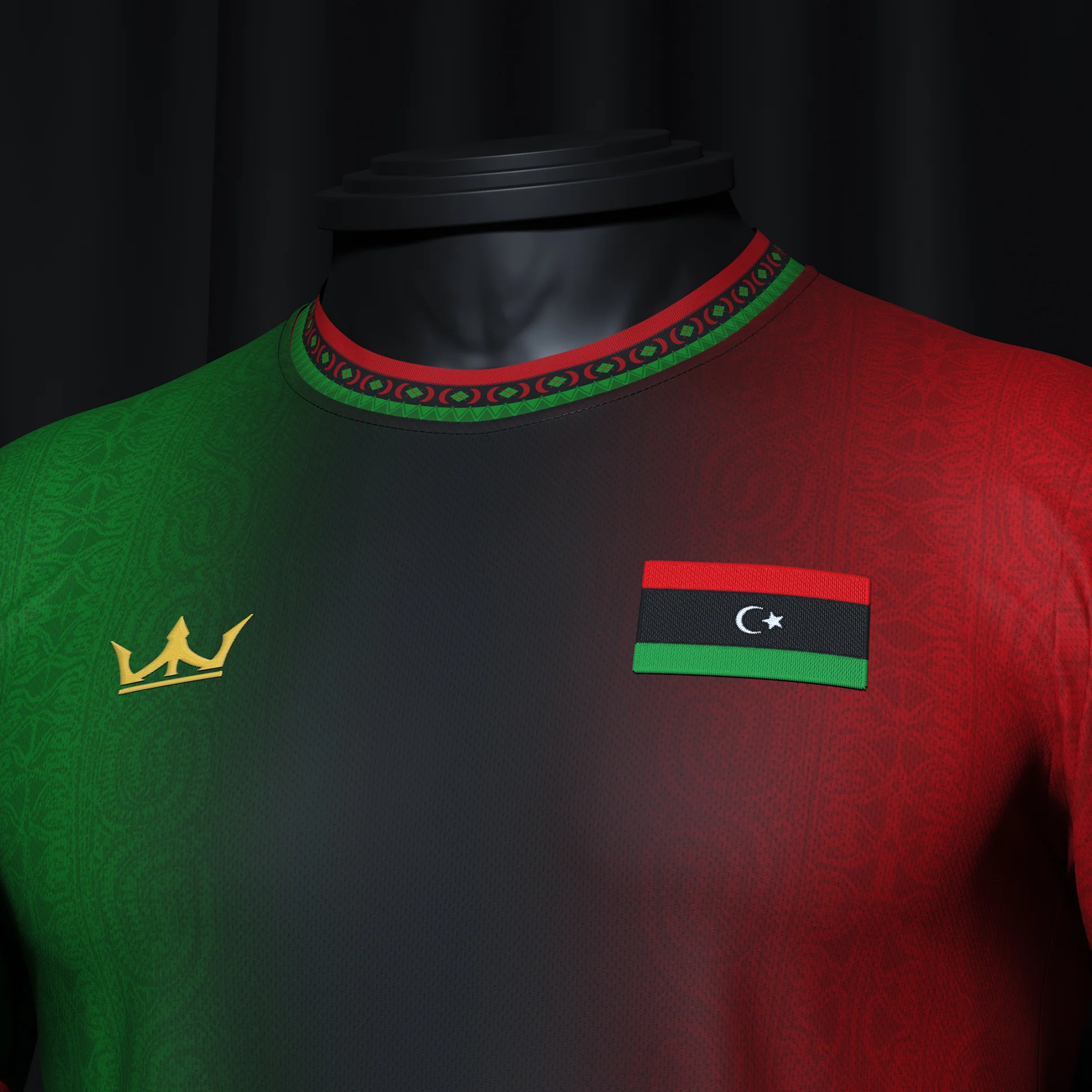 Libya Heritage Custom Football Jersey - Image 5