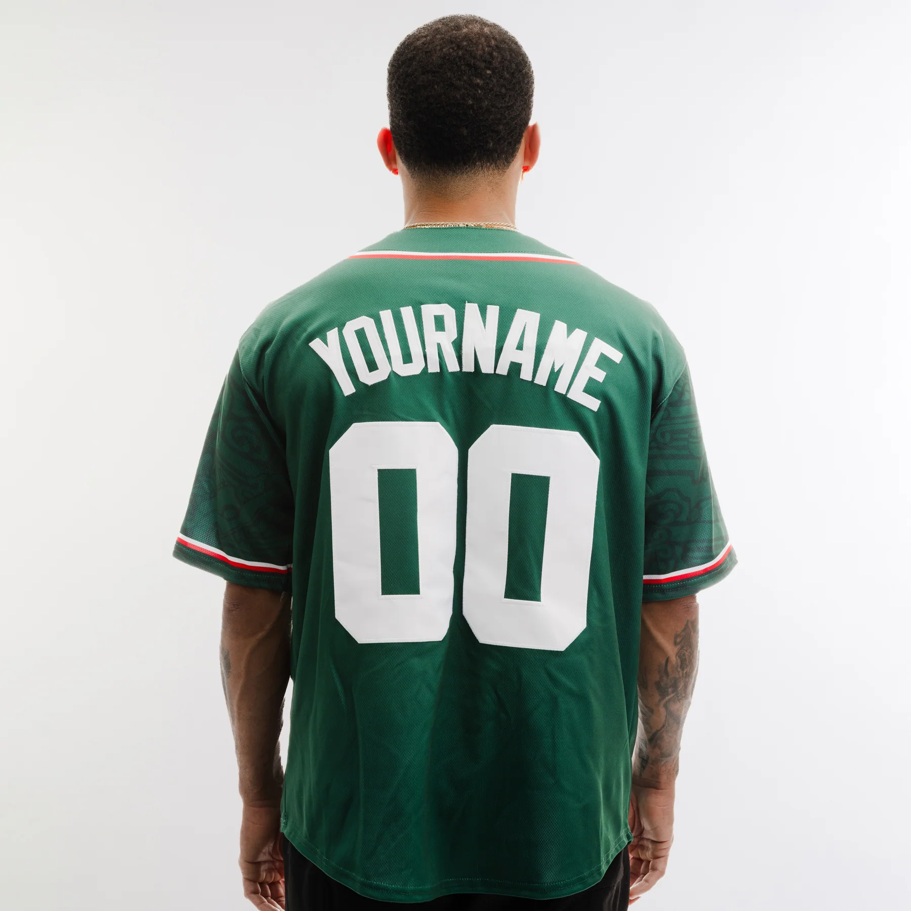 Mexico Heritage Custom Baseball Jersey - Image 15