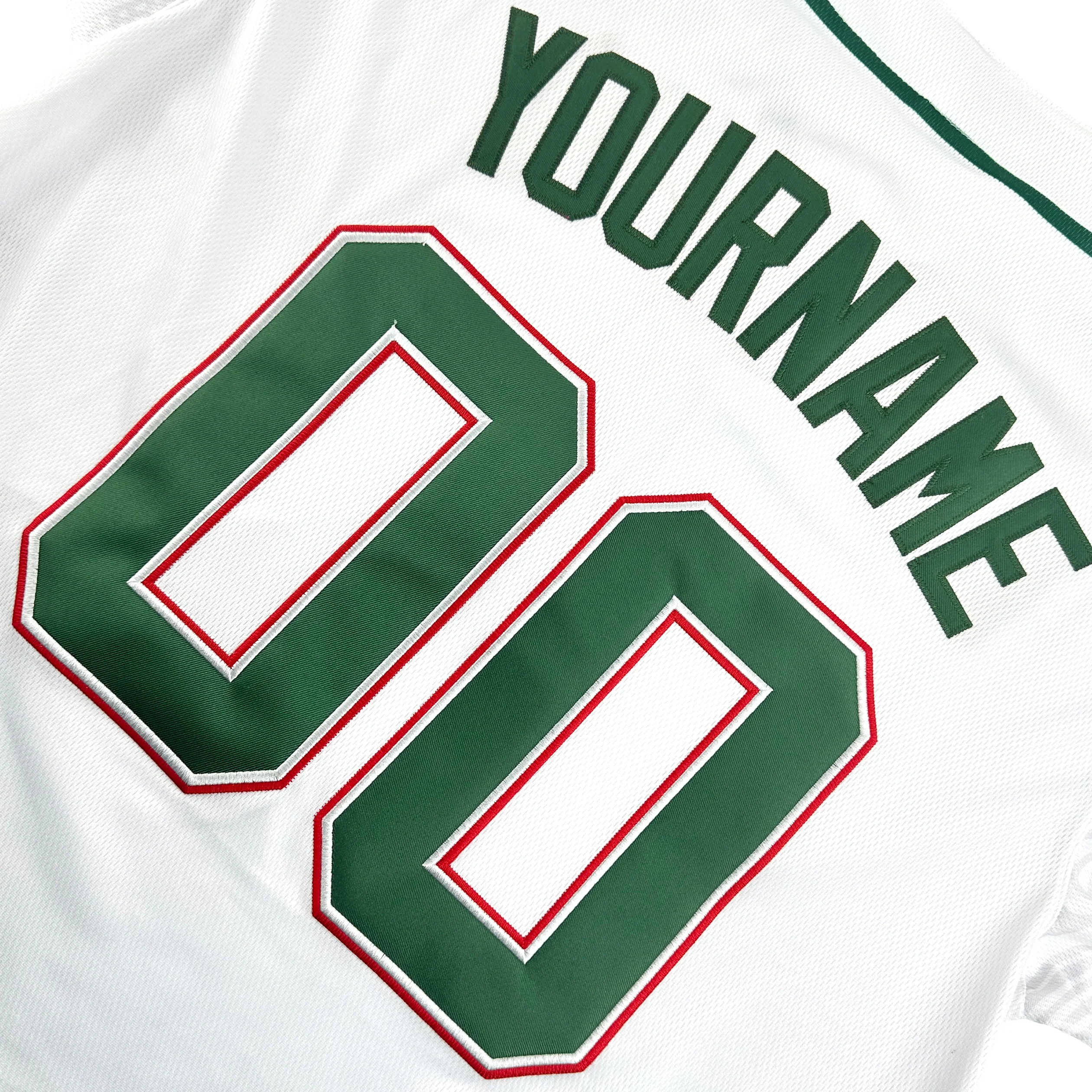 Mexico Heritage Custom Baseball Jersey - Image 29