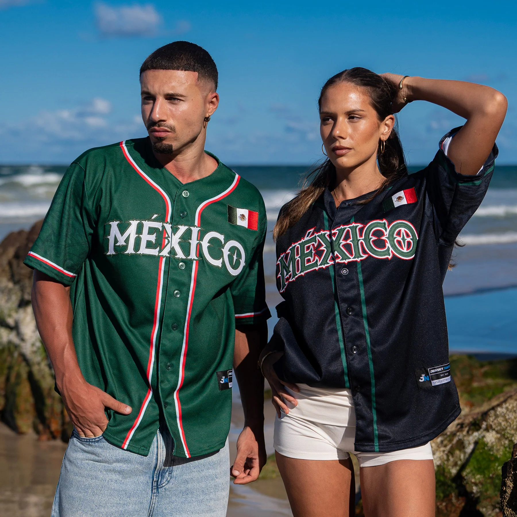 Mexico Heritage Custom Baseball Jersey - Image 6
