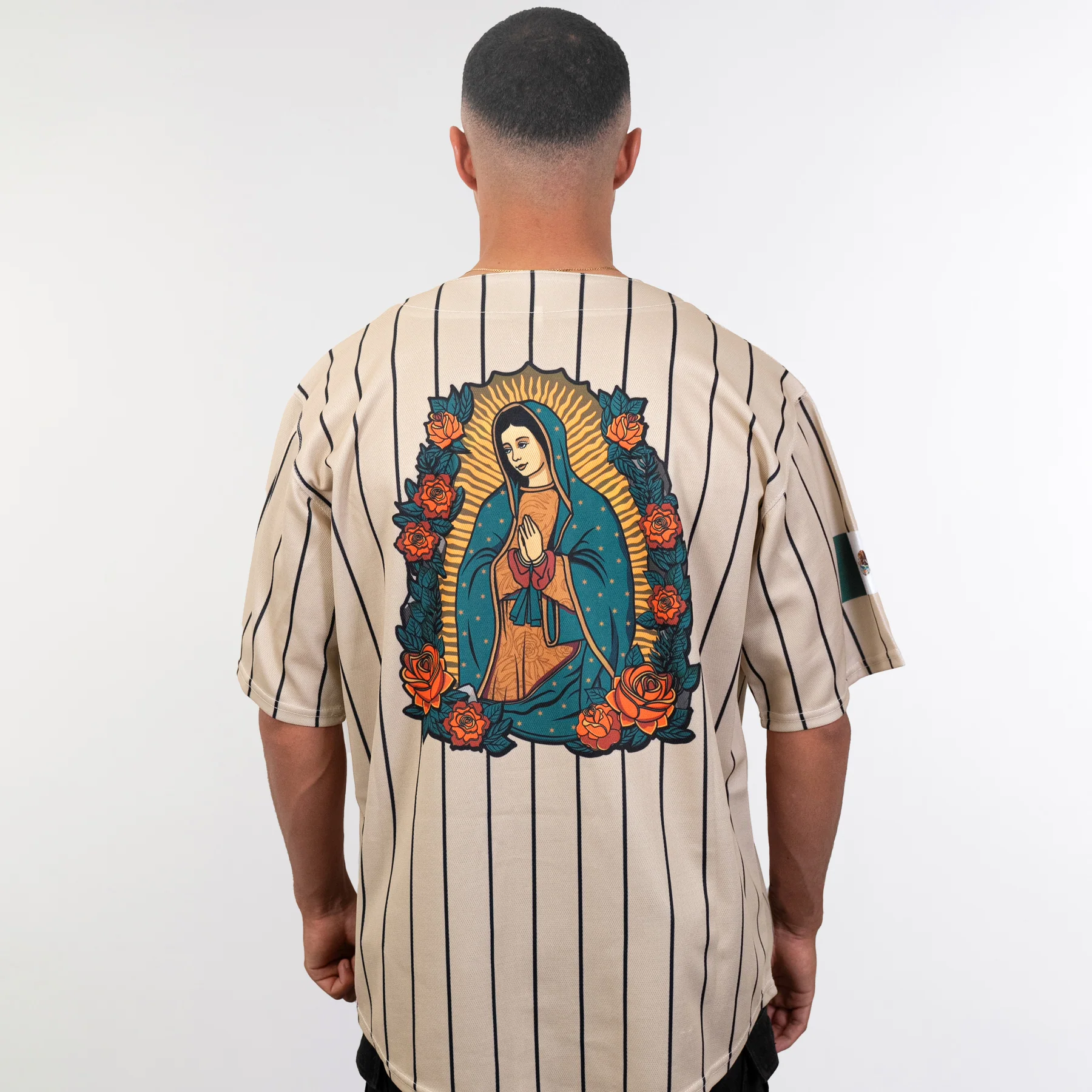 Mexico Guadalupe Baseball Jersey - Image 11
