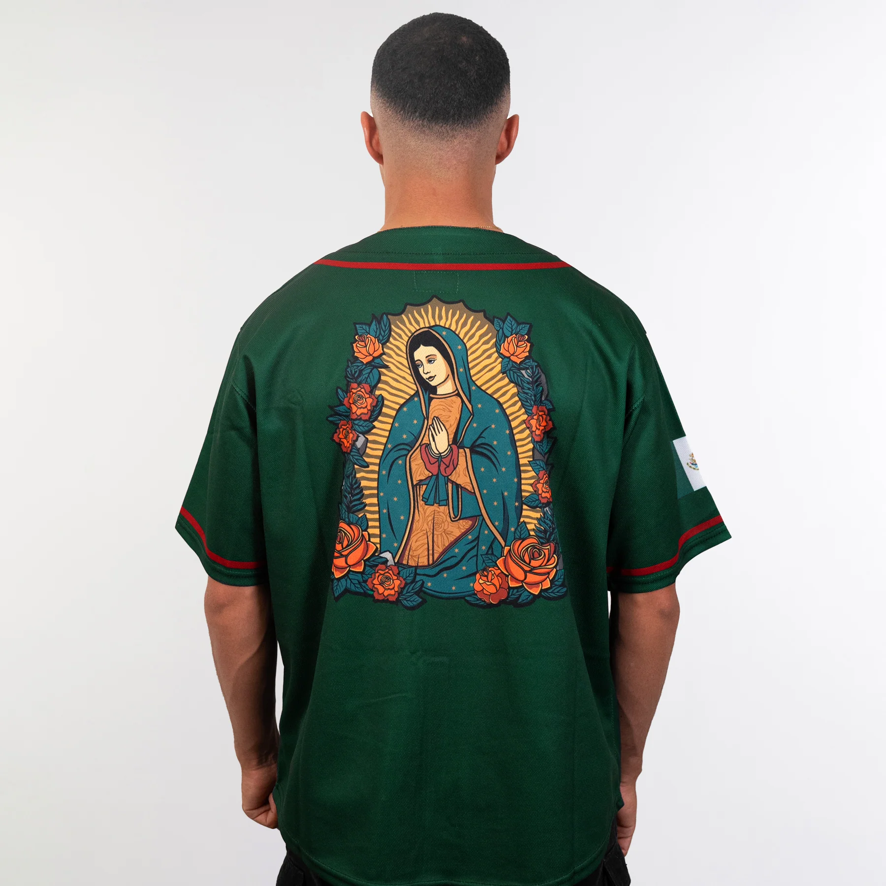 Mexico Guadalupe Baseball Jersey - Image 19
