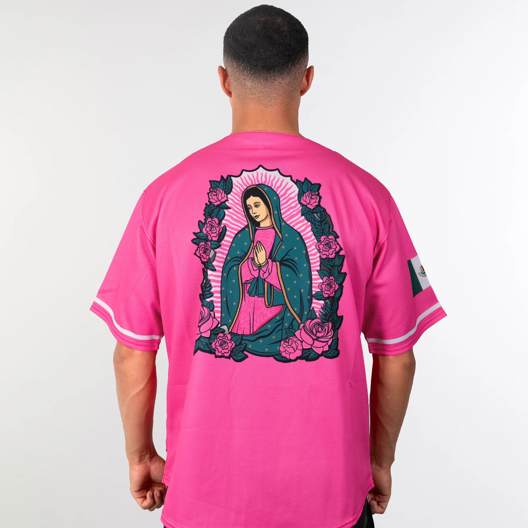 Mexico Guadalupe Baseball Jersey - Image 35