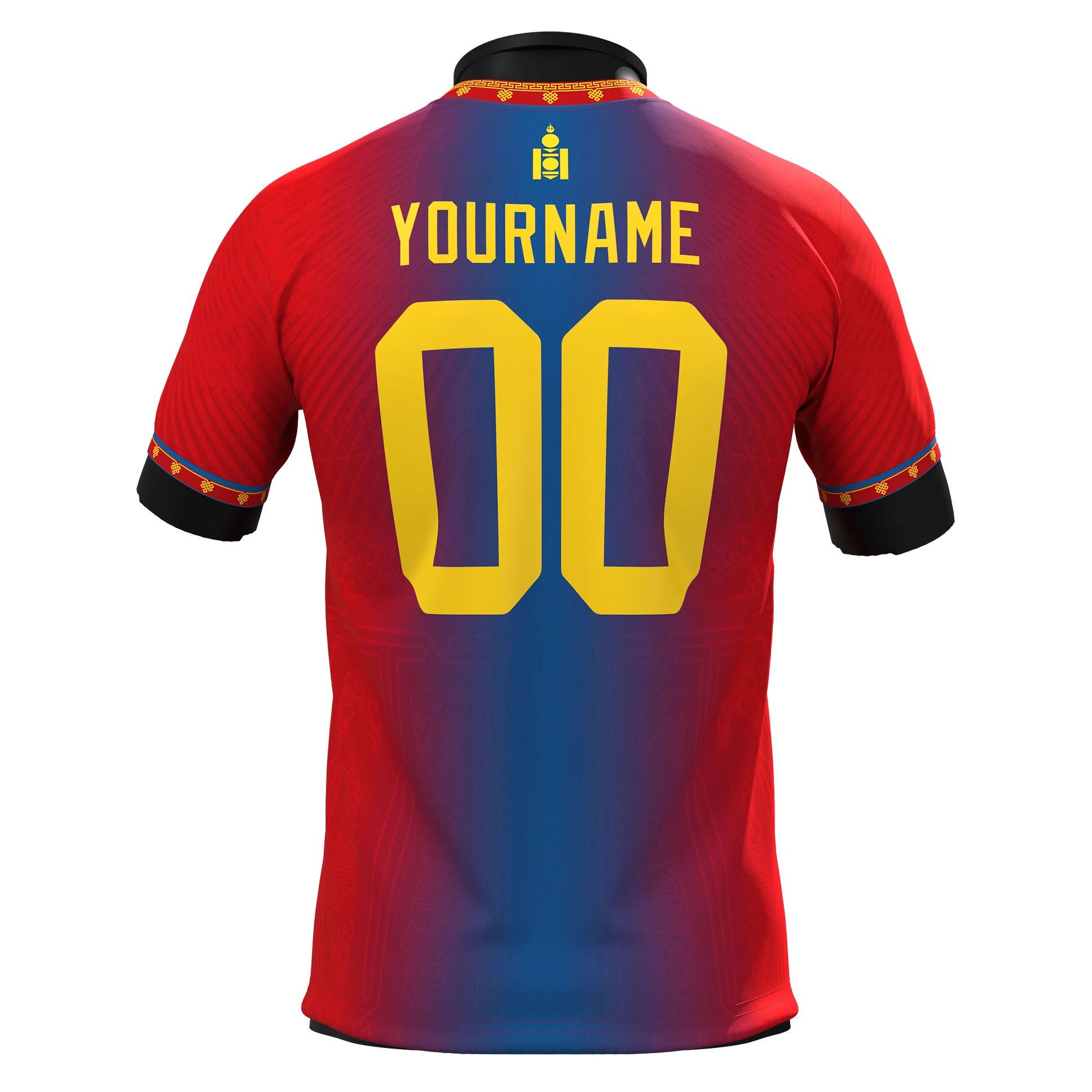 Mongolia Custom Football Jersey - Image 2