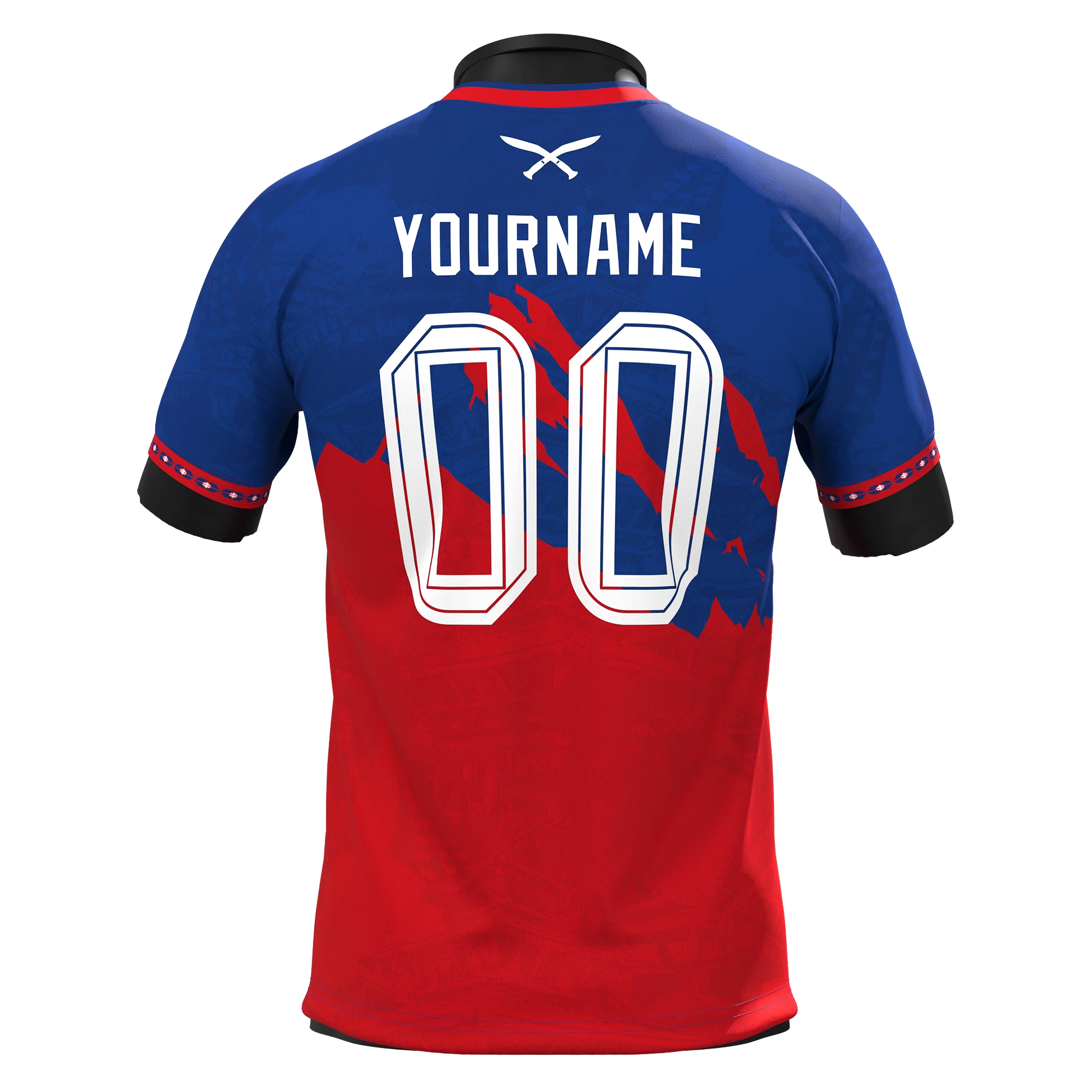 Nepal Heritage Custom Football Jersey - Image 2