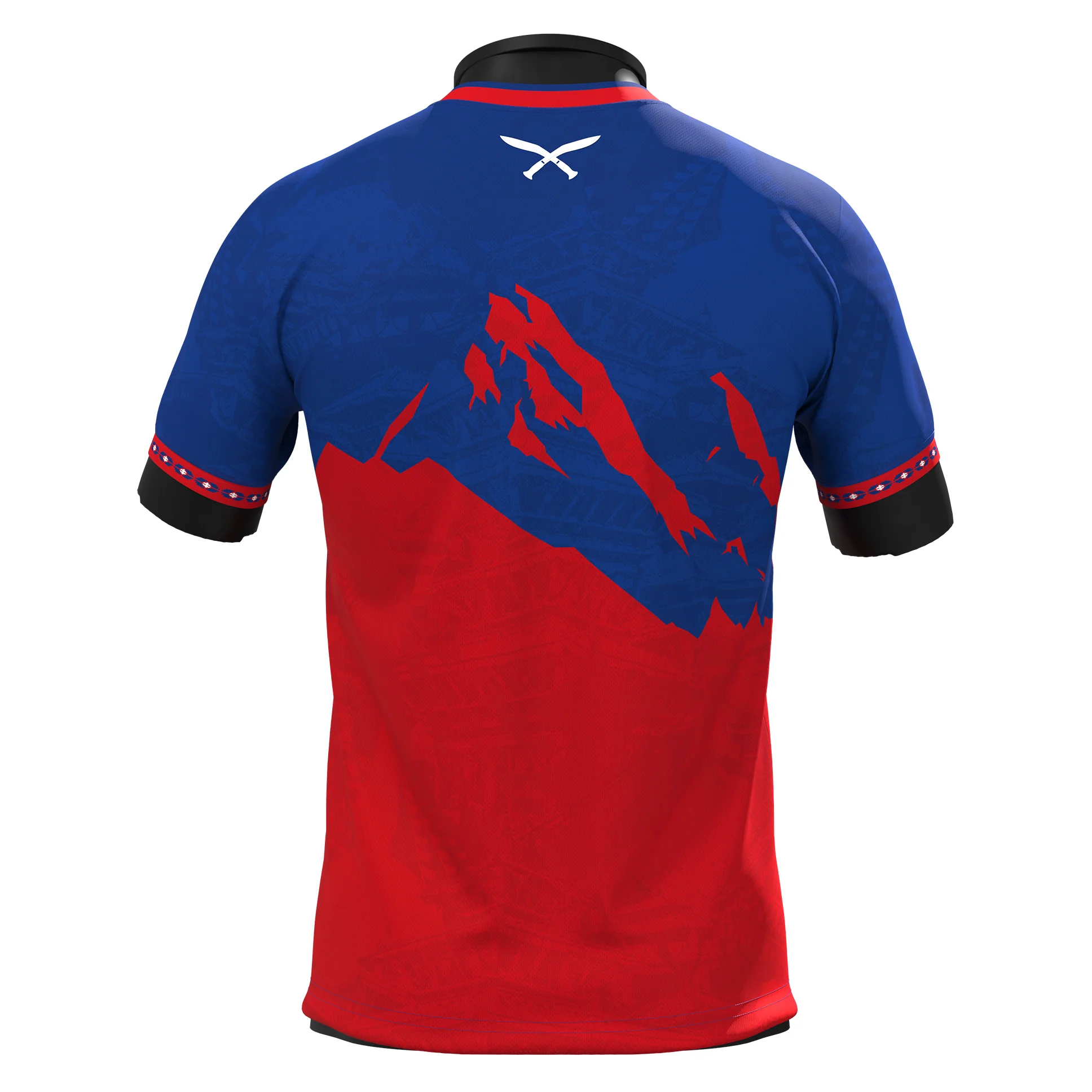 Nepal Heritage Custom Football Jersey - Image 3