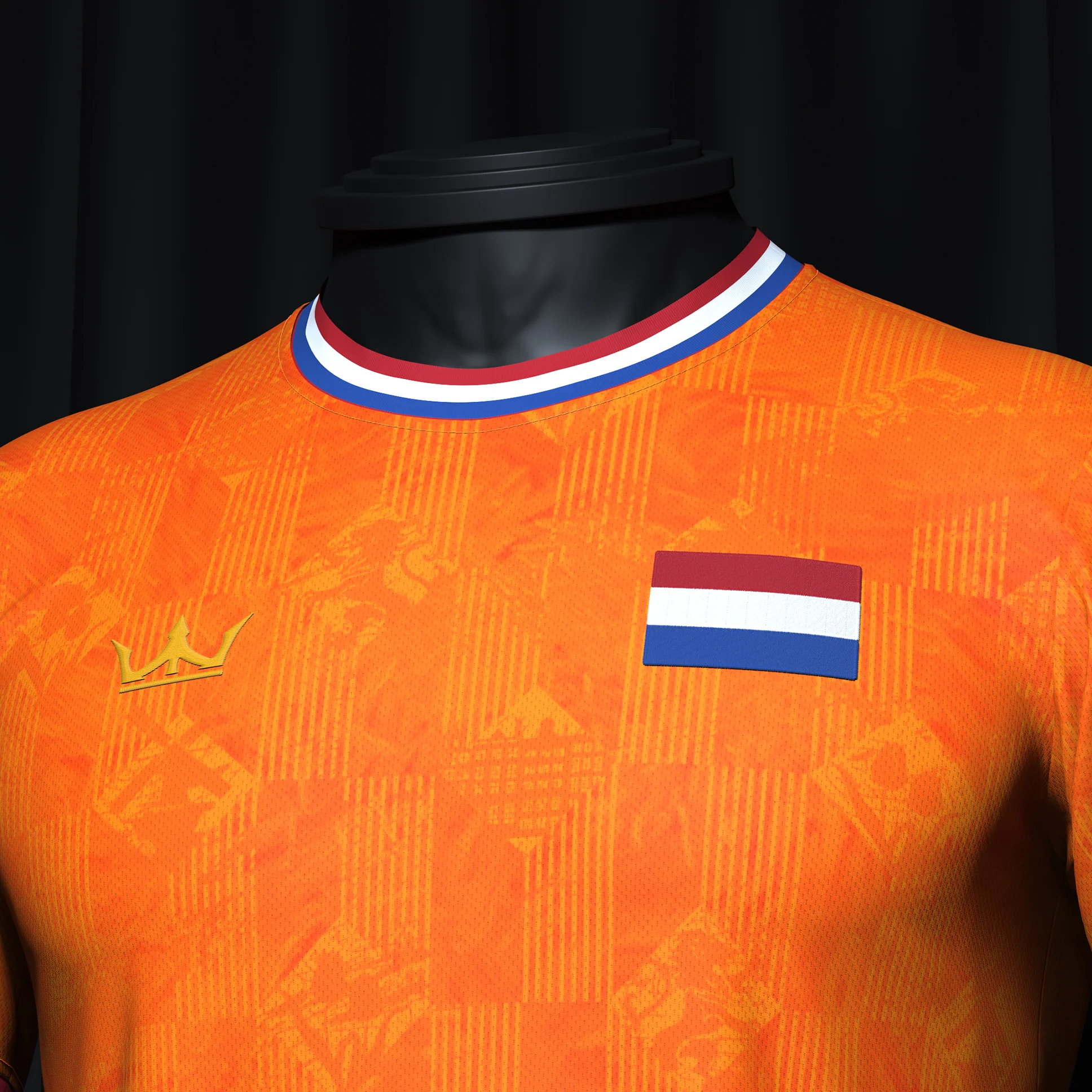 Netherlands Heritage Custom Football Jersey - Image 11