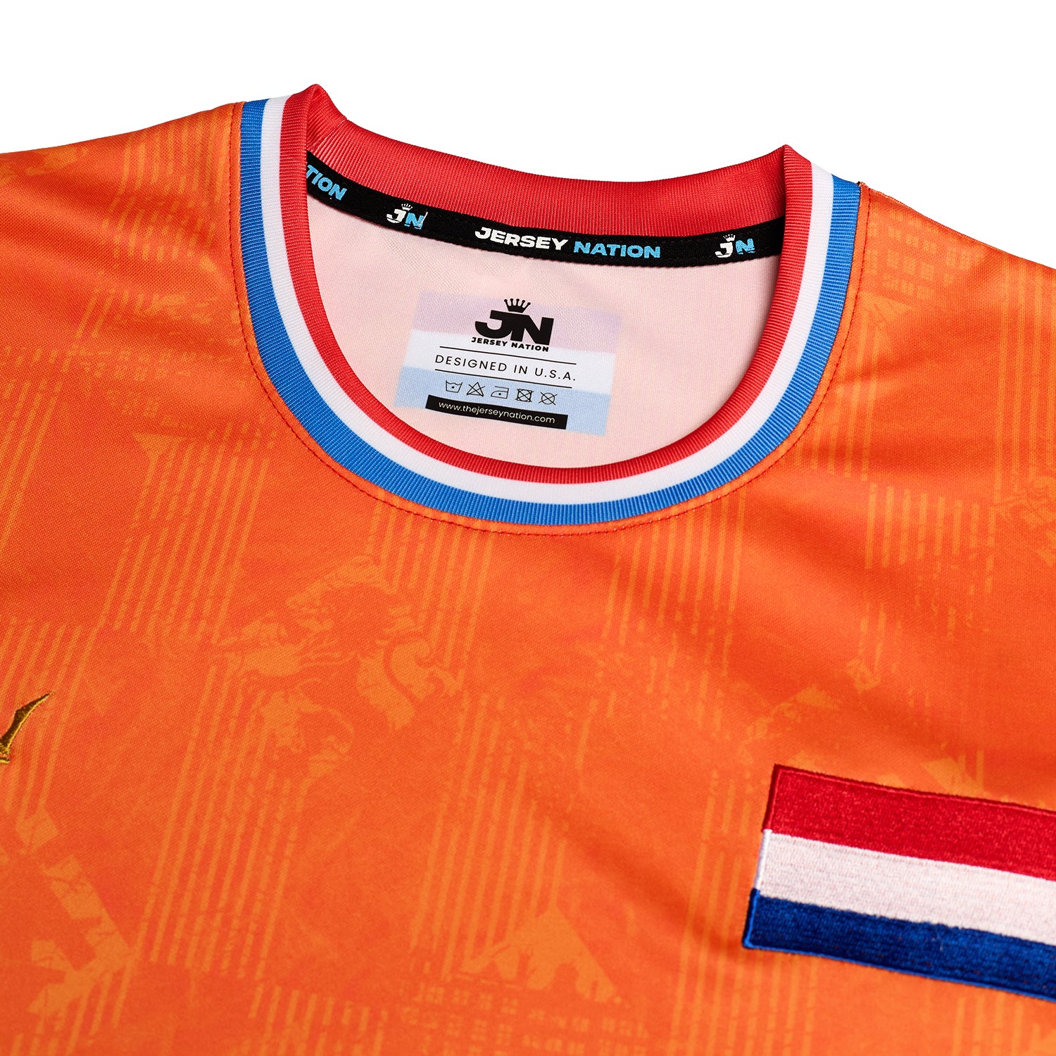 Netherlands Heritage Custom Football Jersey - Image 8