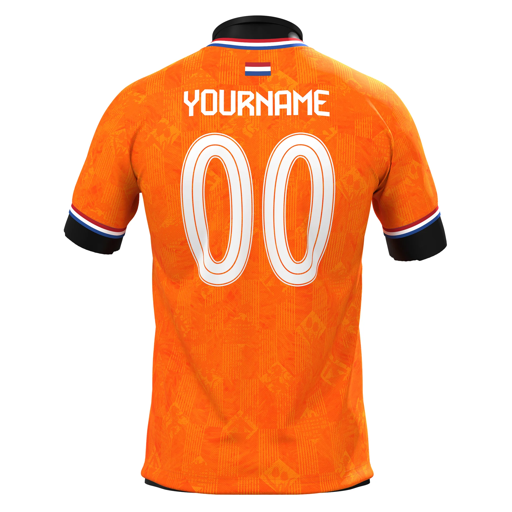 Netherlands Heritage Custom Football Jersey - Image 9