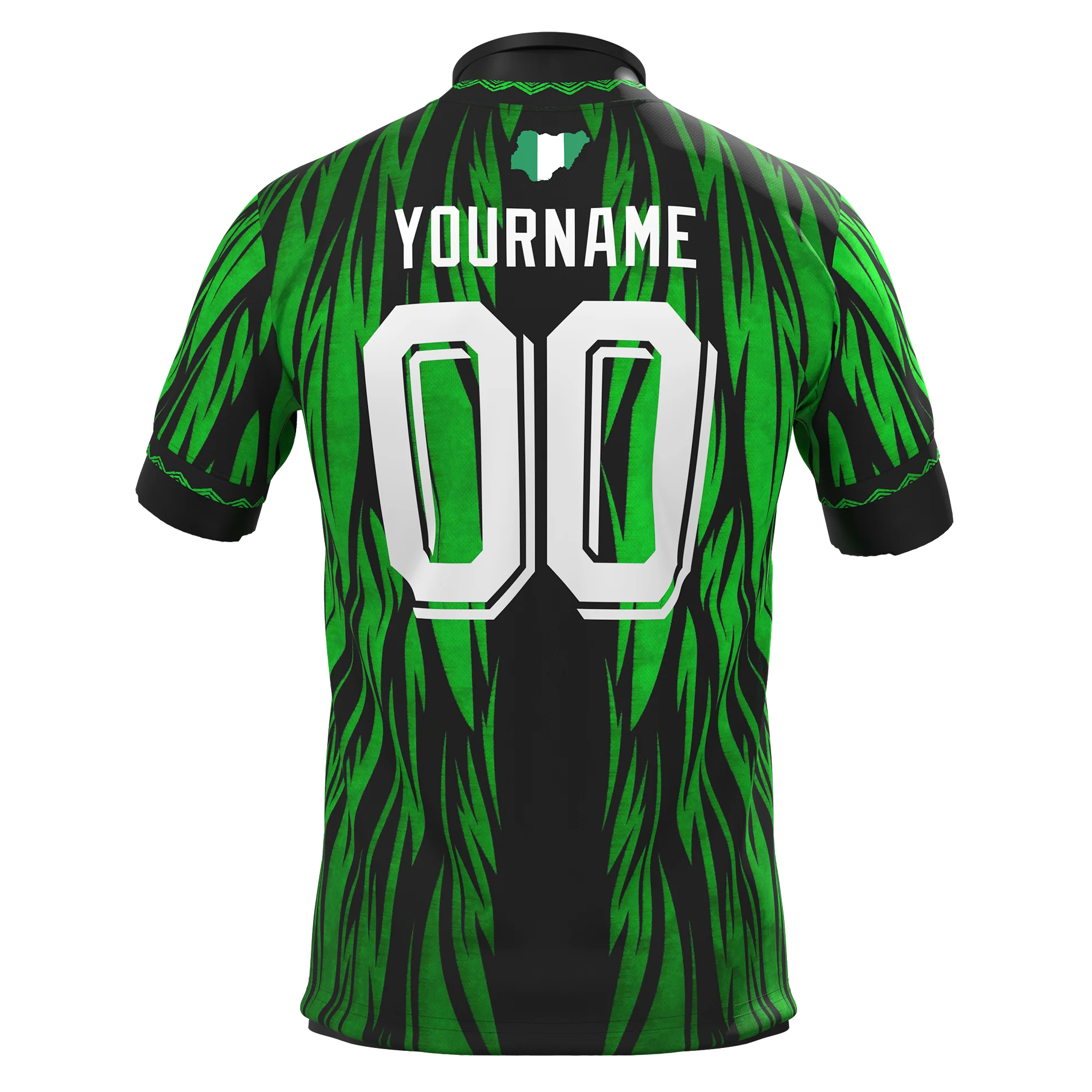 Nigeria Heritage Custom Football Jersey - Image 6